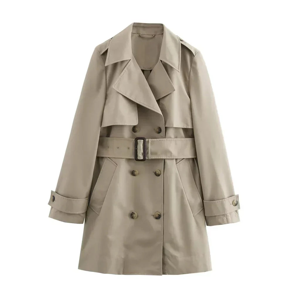 Édith | Classic Belted Trench Coat