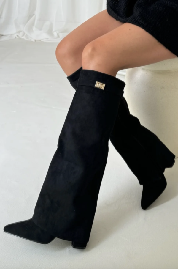 Ariana | Suede Knee-High Boots