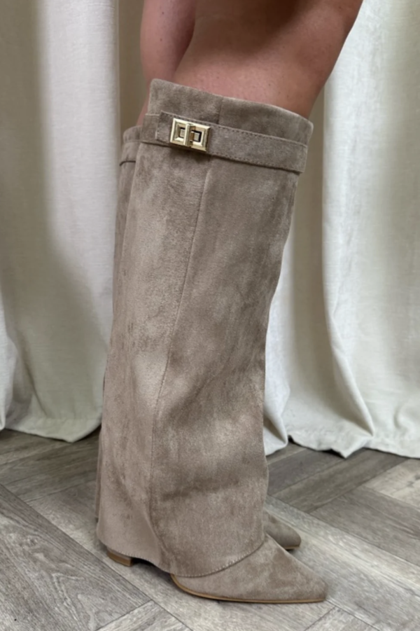 Ariana | Suede Knee-High Boots