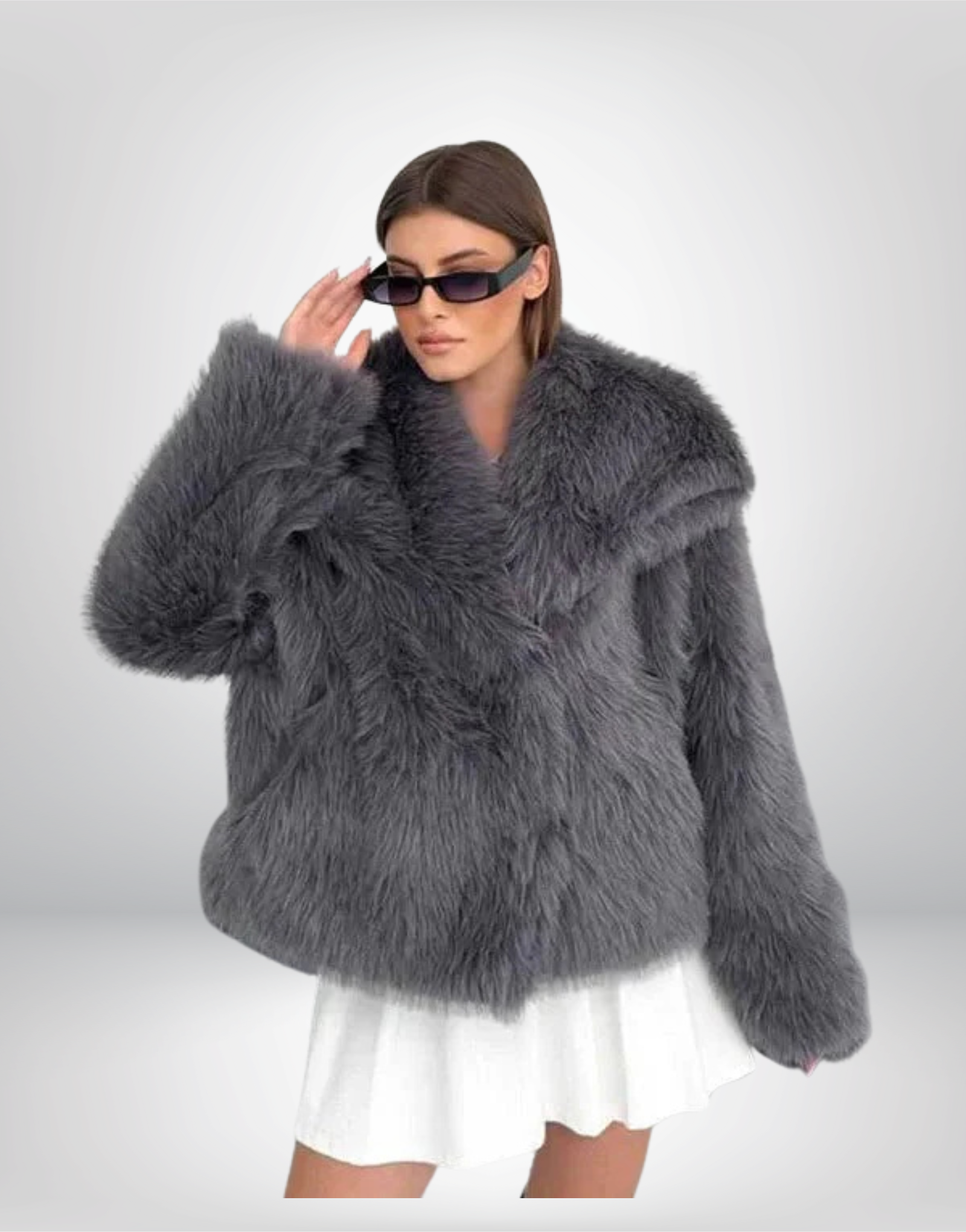 Sharon | Premium Coat with Faux Fur