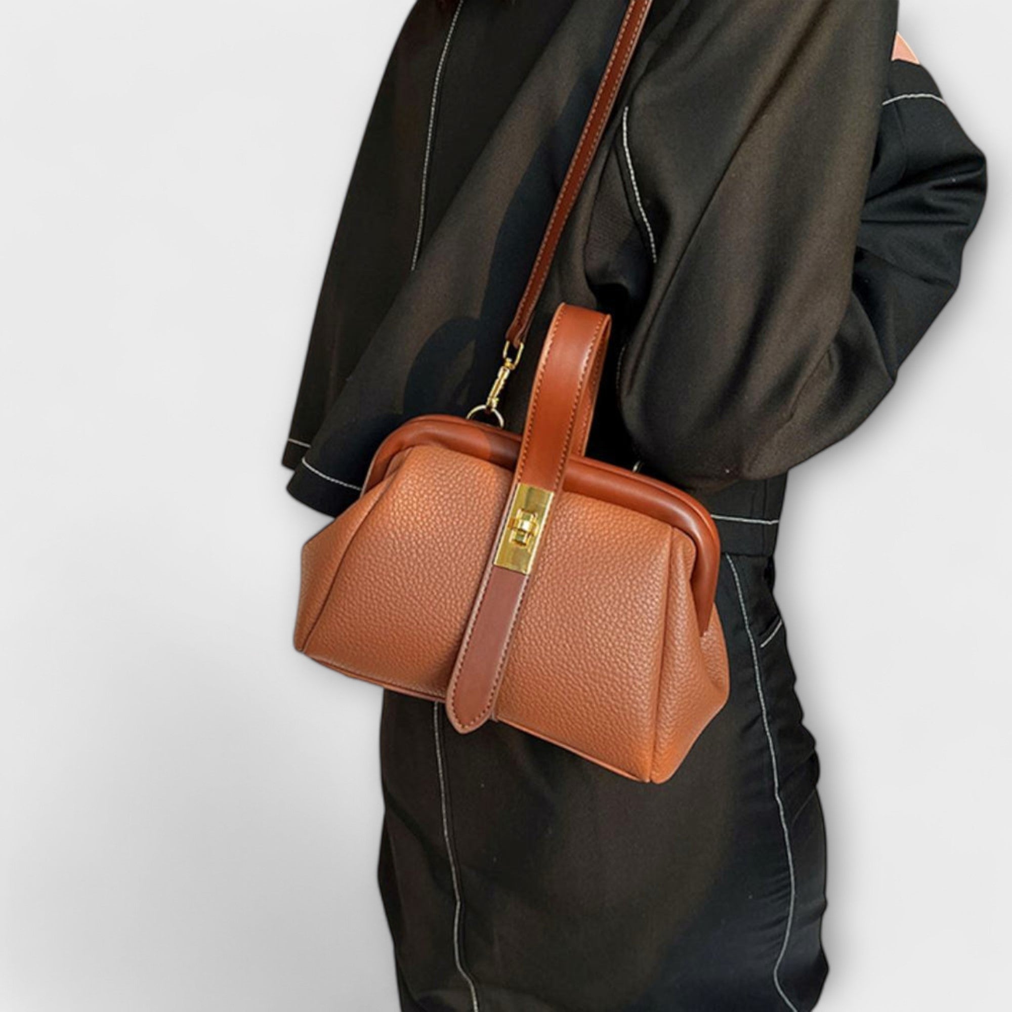 Evelyn | Leather Shoulder Bag