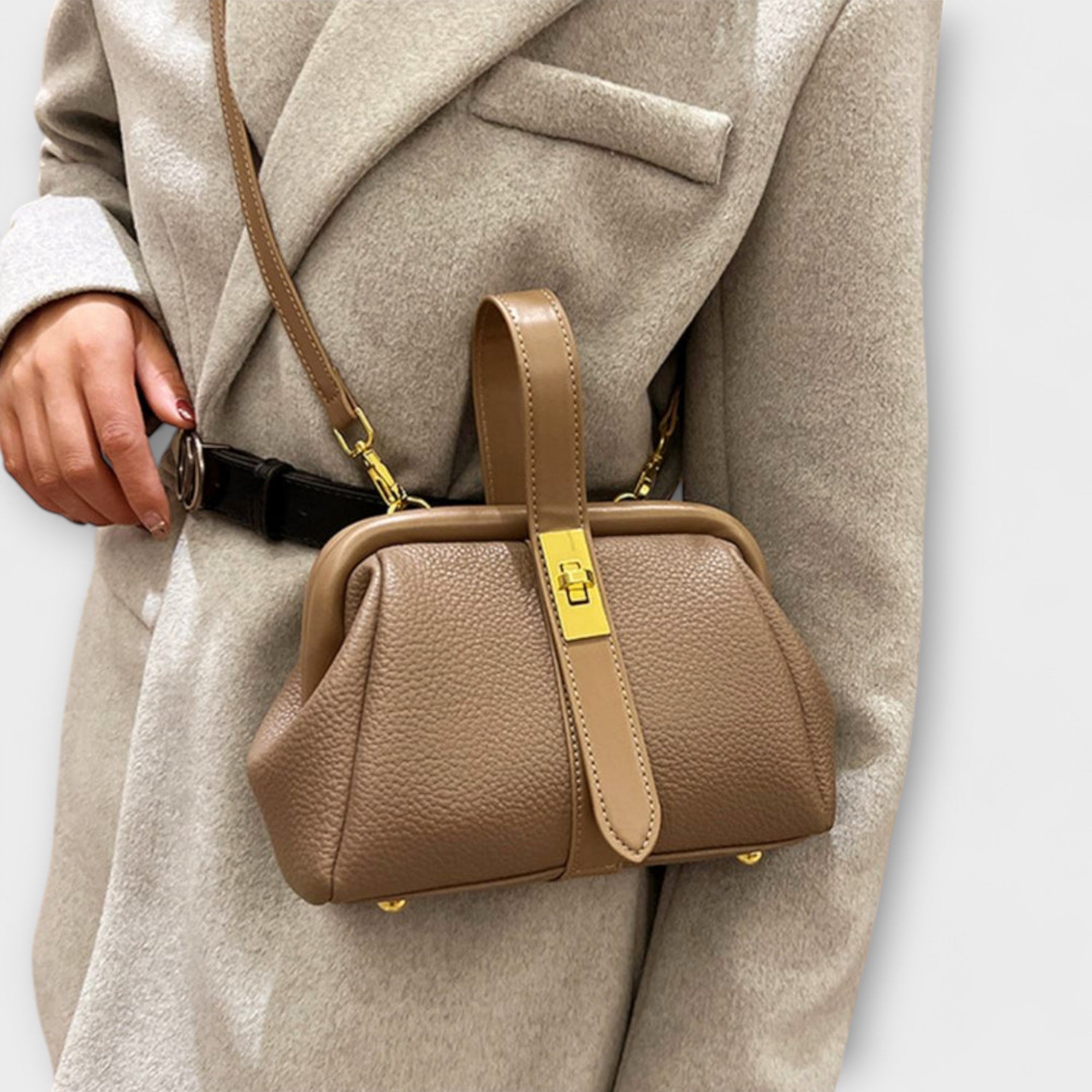 Evelyn | Leather Shoulder Bag