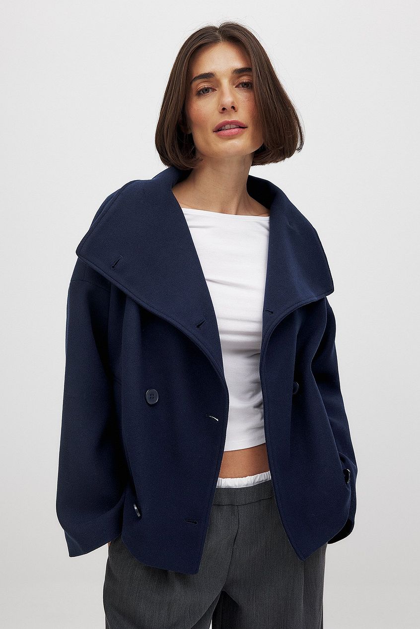 Élise | Wool Blend Peacoat