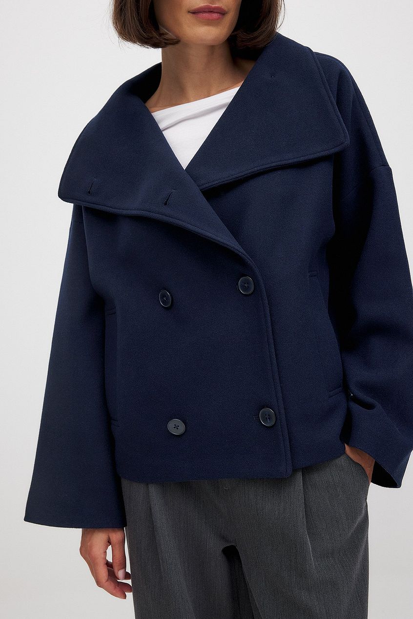 Élise | Wool Blend Peacoat