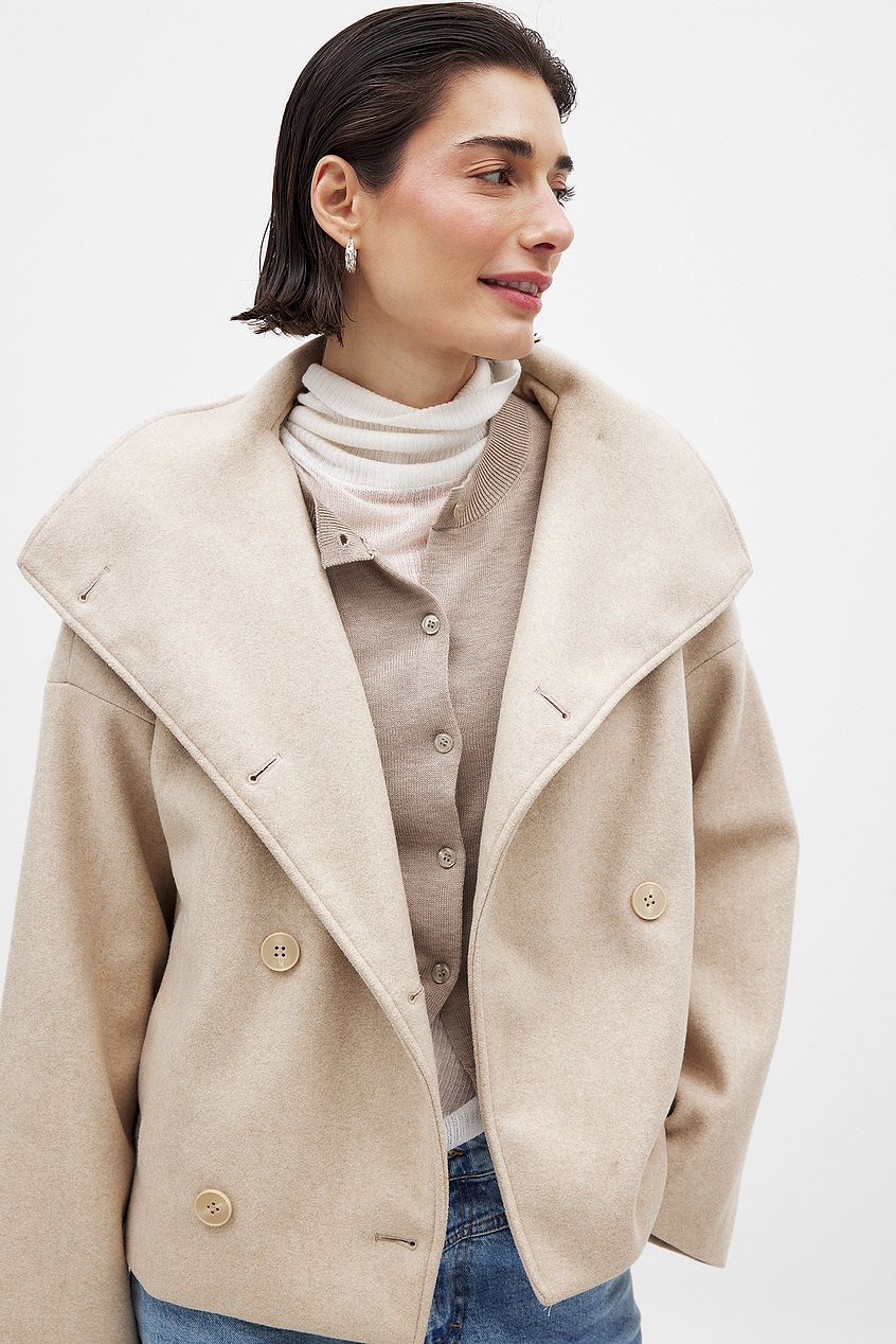 Élise | Wool Blend Peacoat