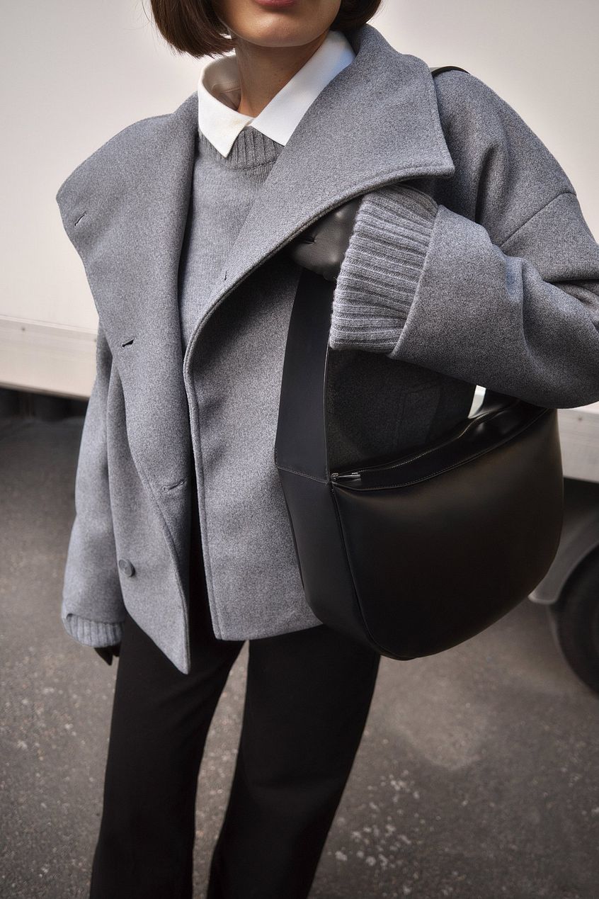 Élise | Wool Blend Peacoat