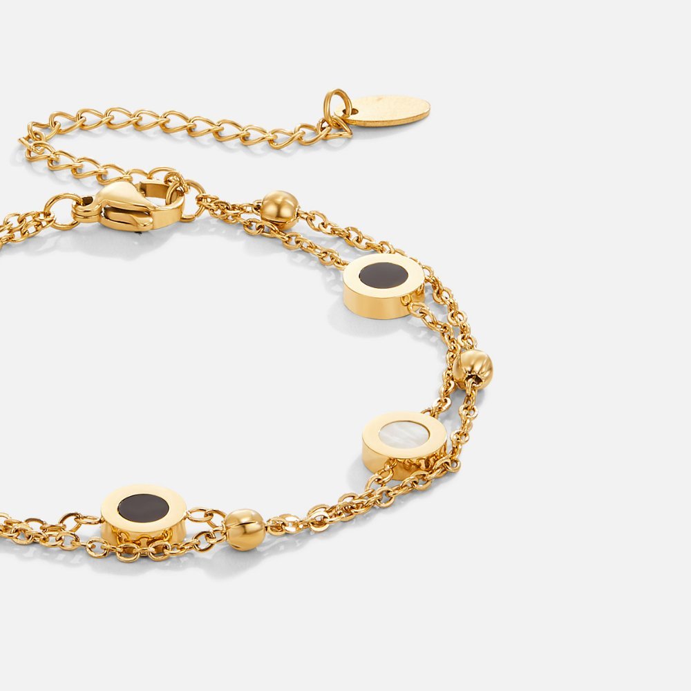 Lina | Dual-Tone Chain Bracelet
