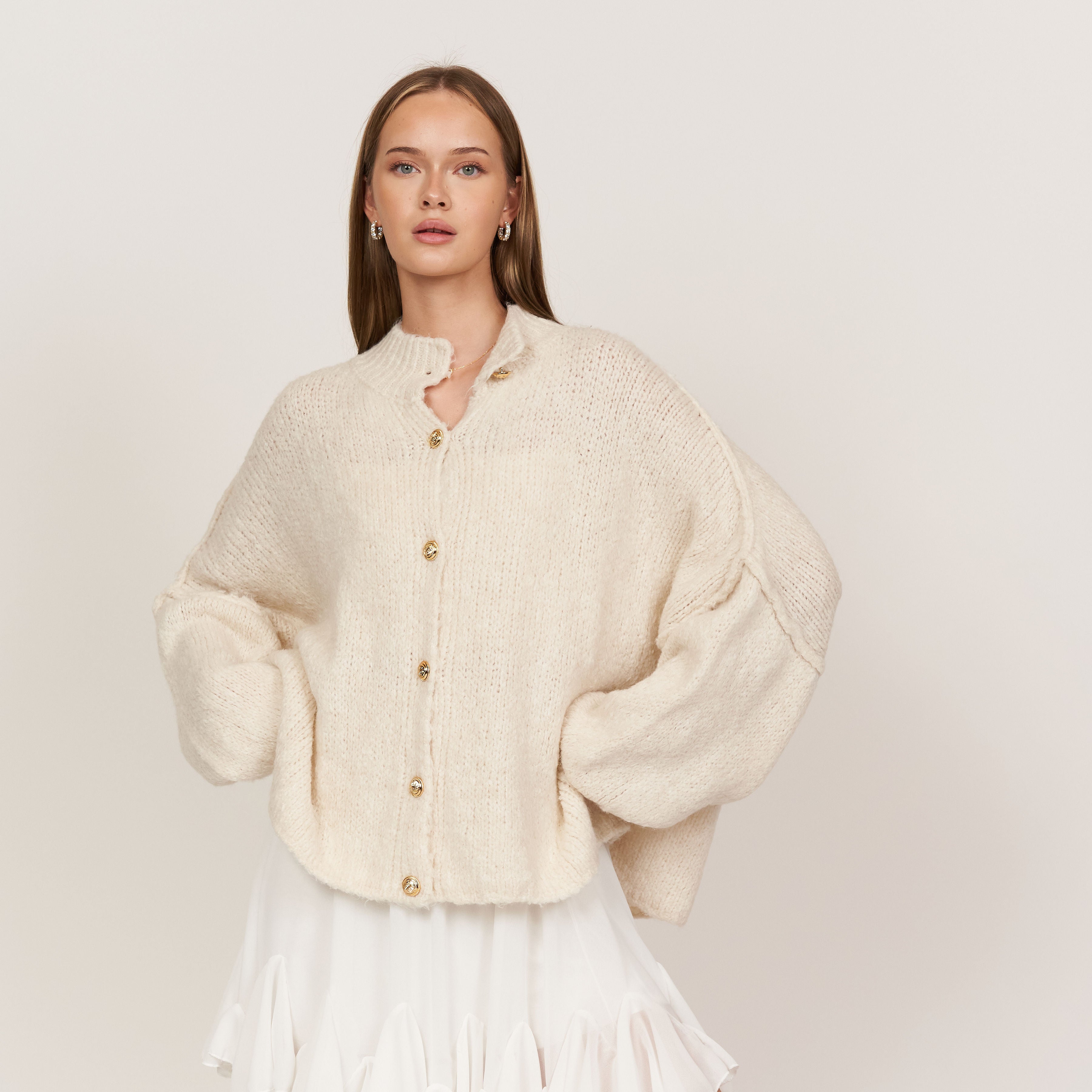 Alizée | Oversized Knit Cardigan