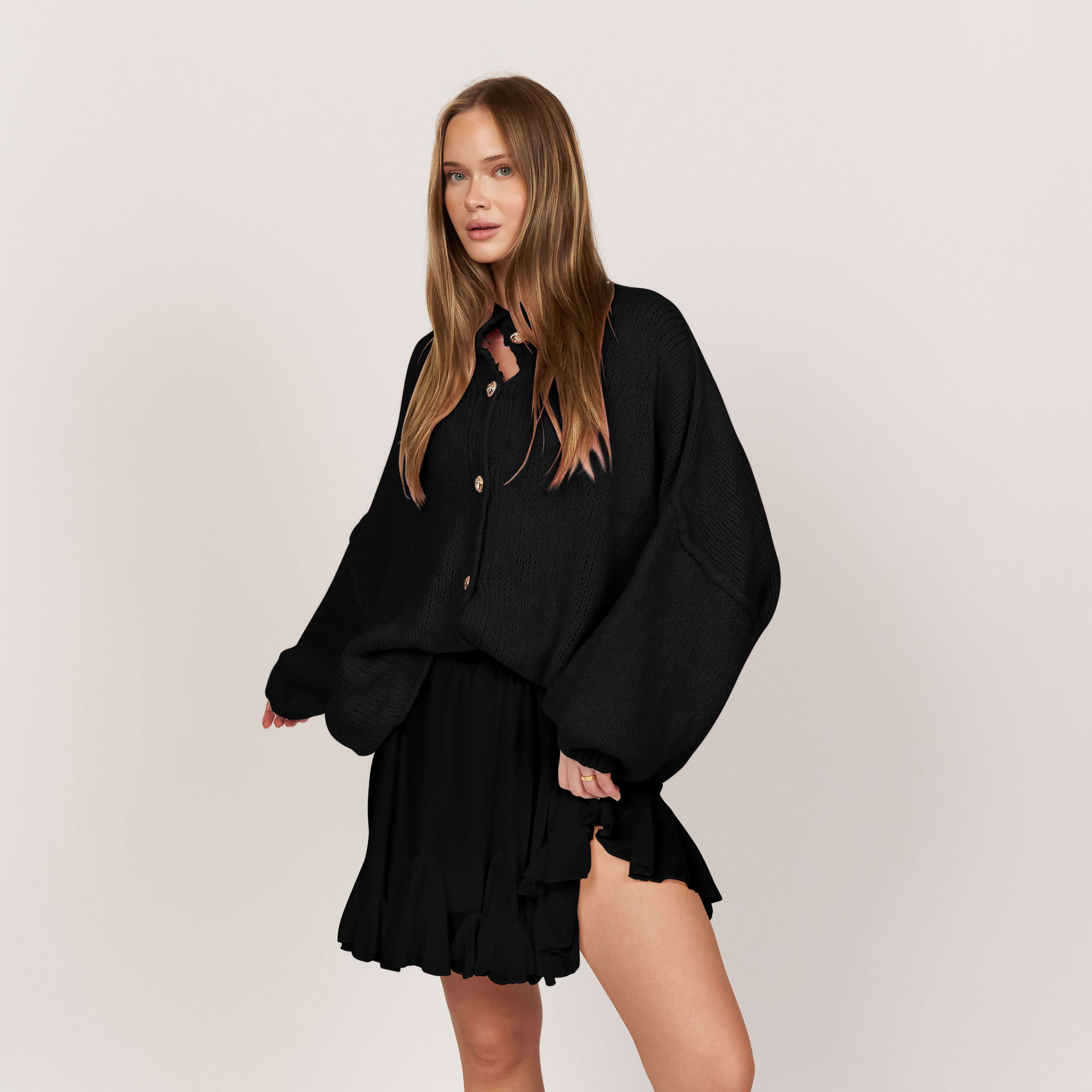 Alizée | Oversized Knit Cardigan