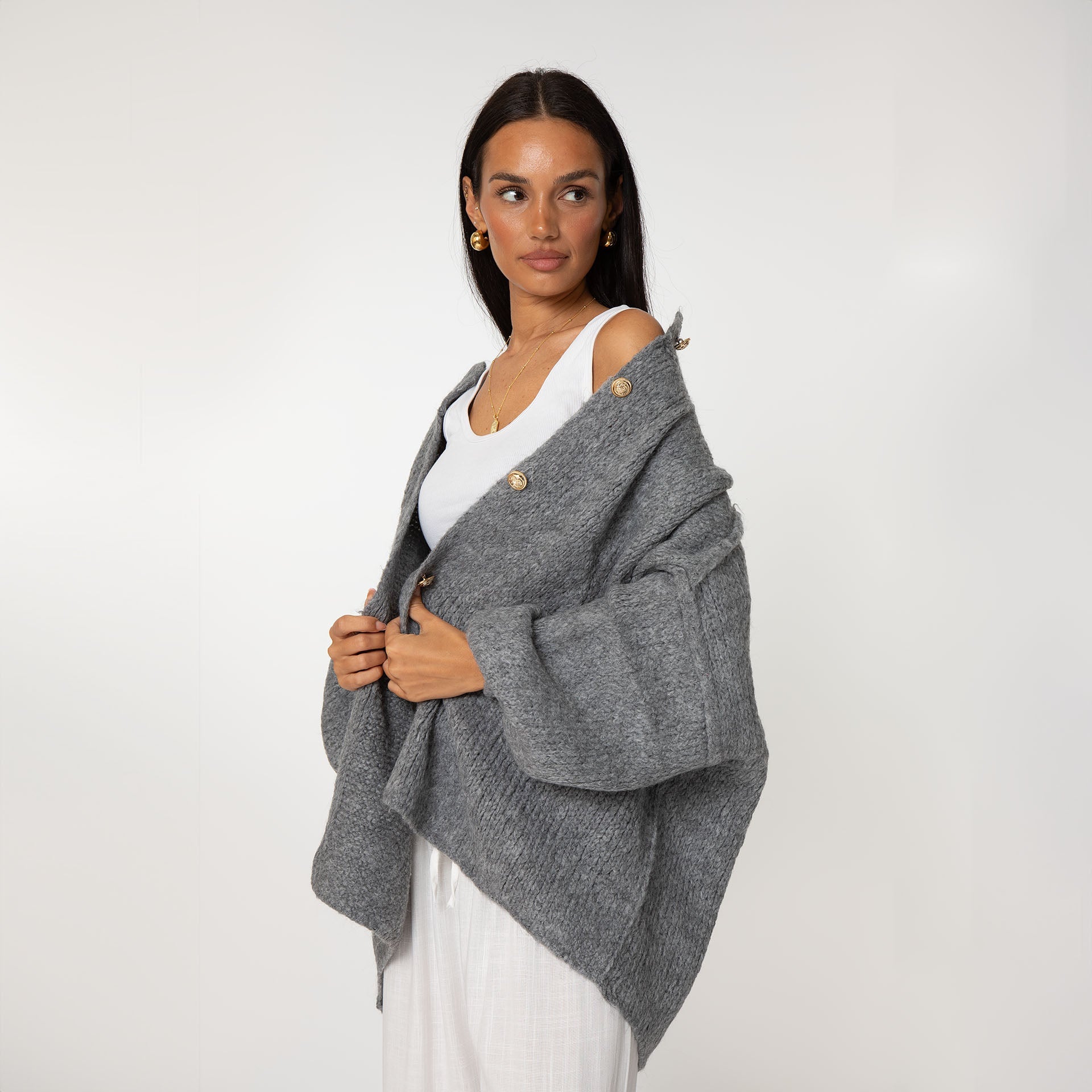 Alizée | Oversized Knit Cardigan