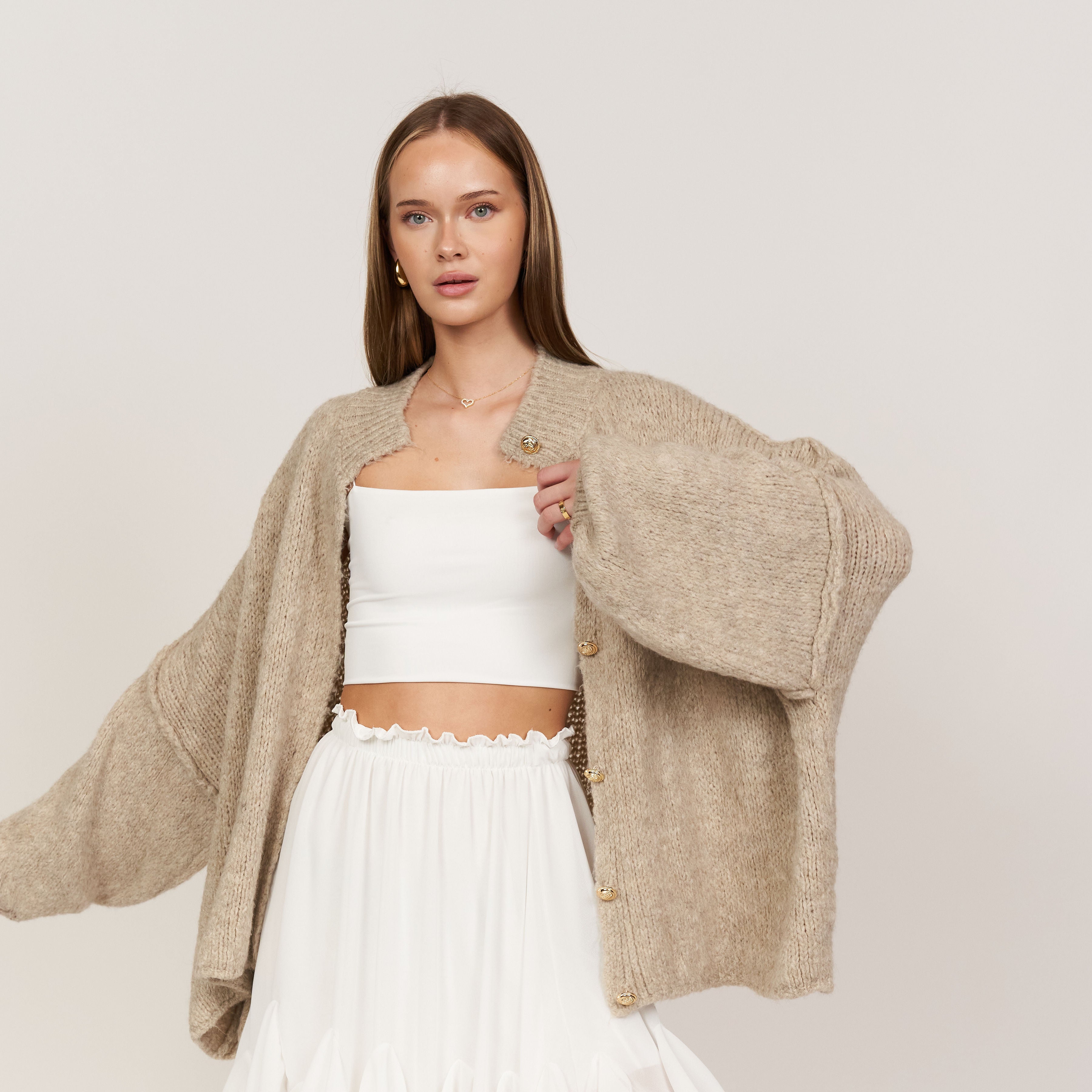 Alizée | Oversized Knit Cardigan