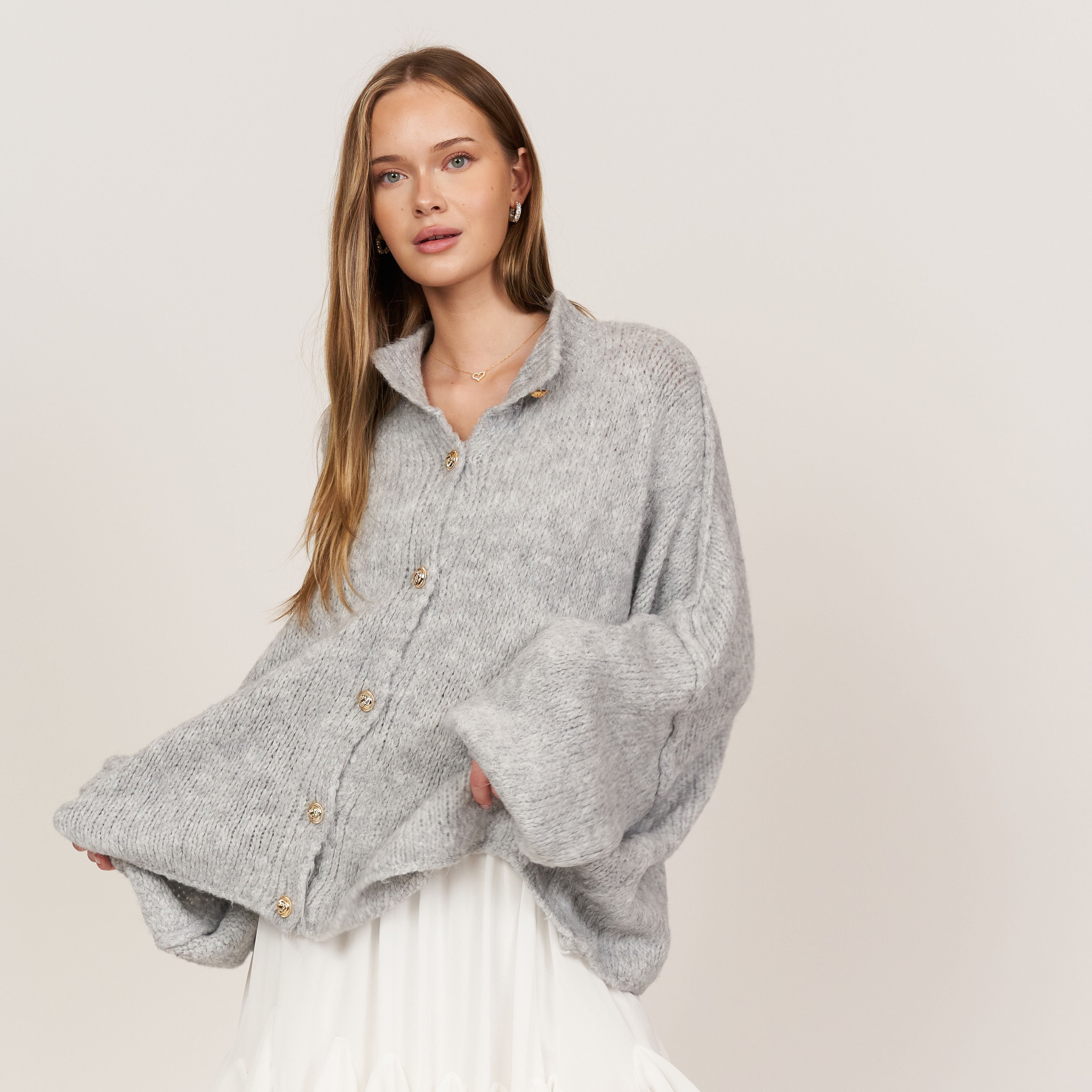 Alizée | Oversized Knit Cardigan