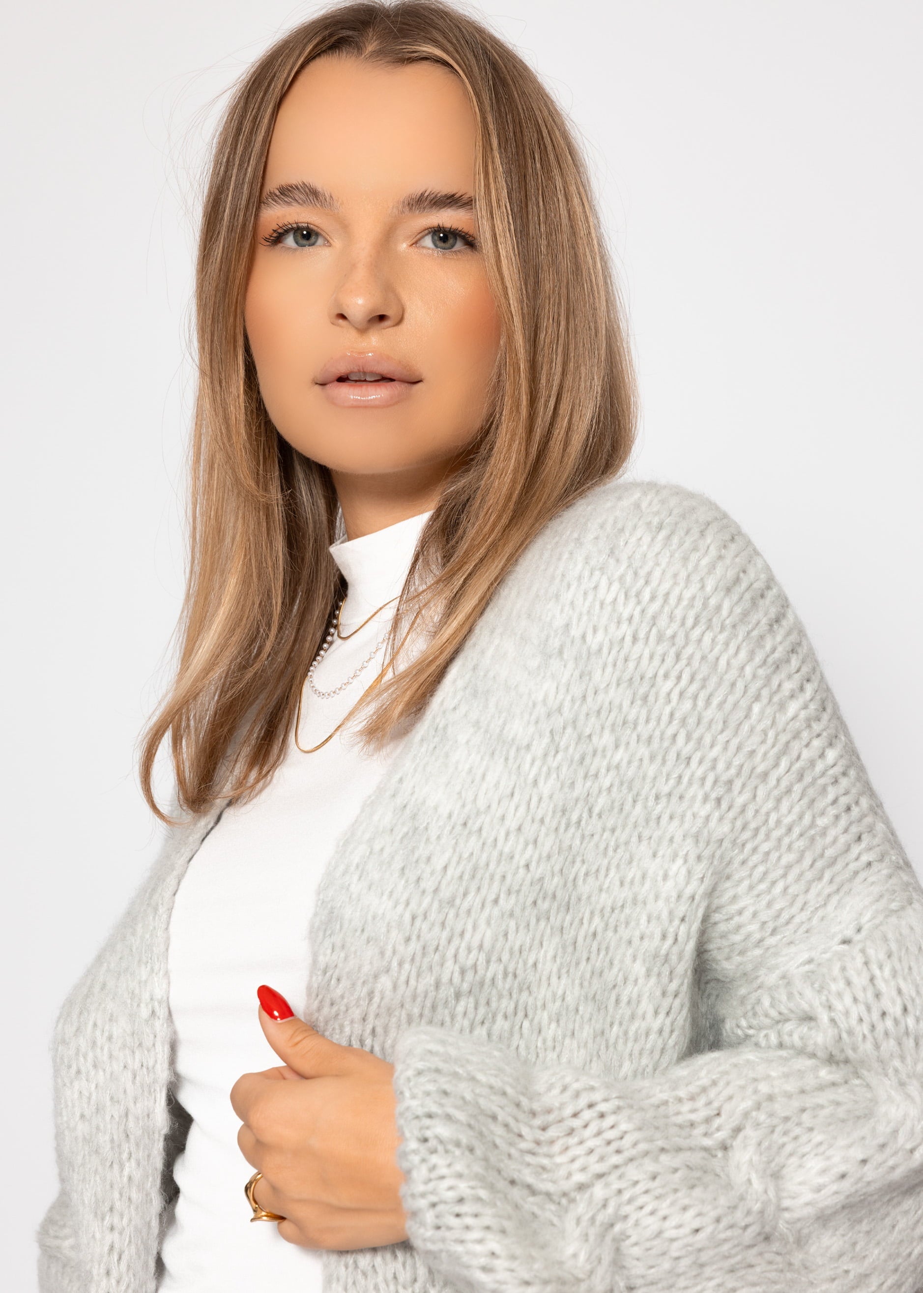 Odette | Cable Knit Cardigan