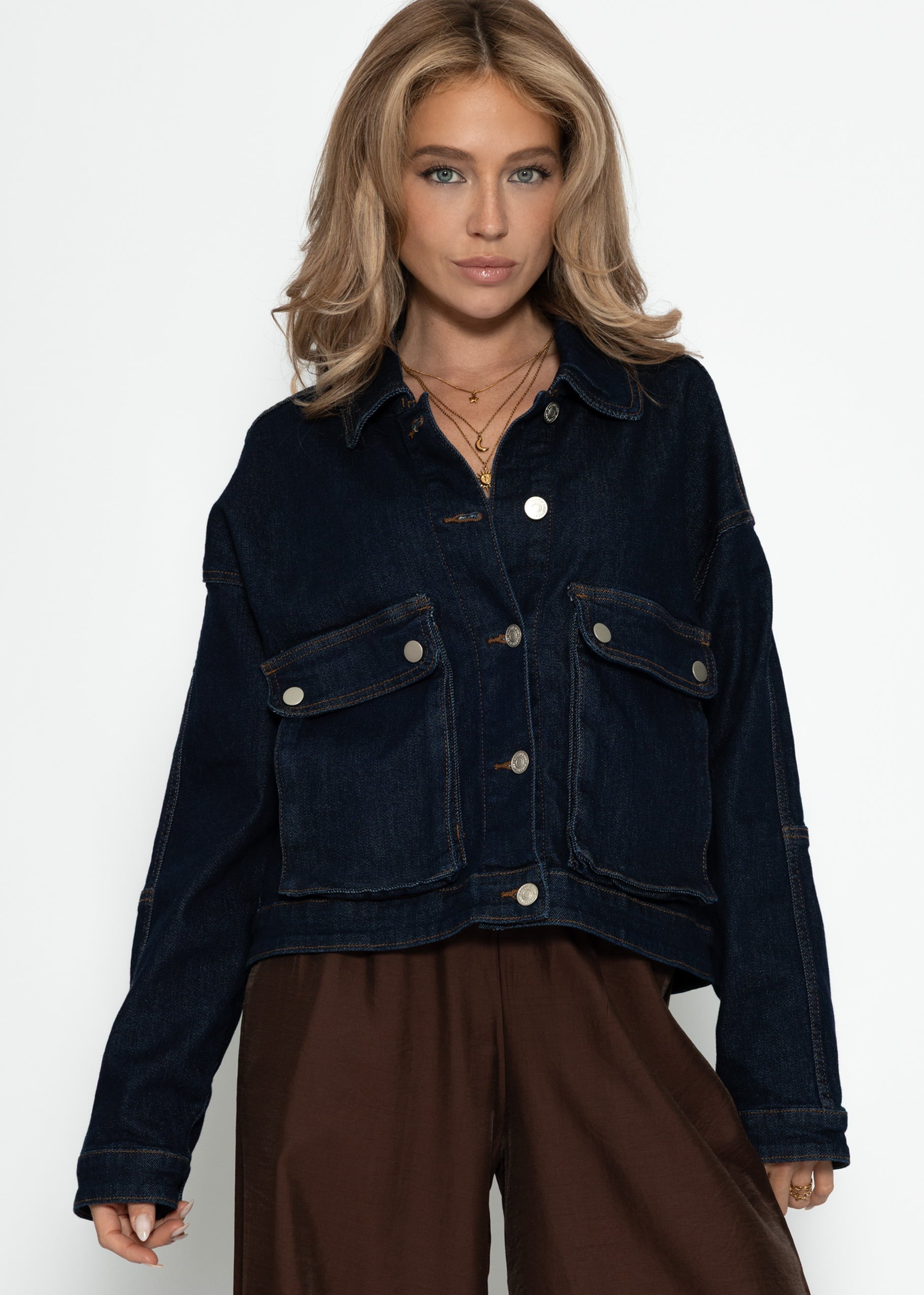 Élodie | Denim Utility Jacket