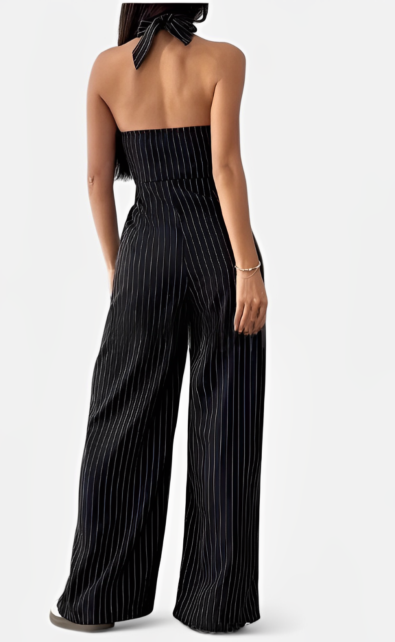 Riva | Striped Tailored Jumpsuit