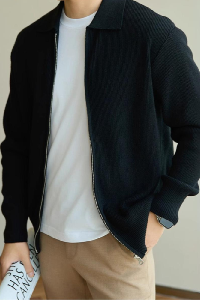 Henri | Wool Polo Jacket