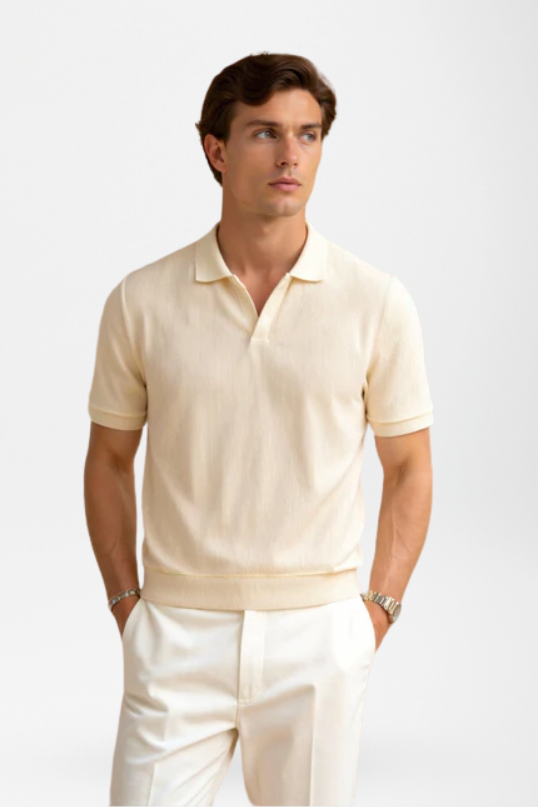 Oliver | Knitted Wool Polo Shirt