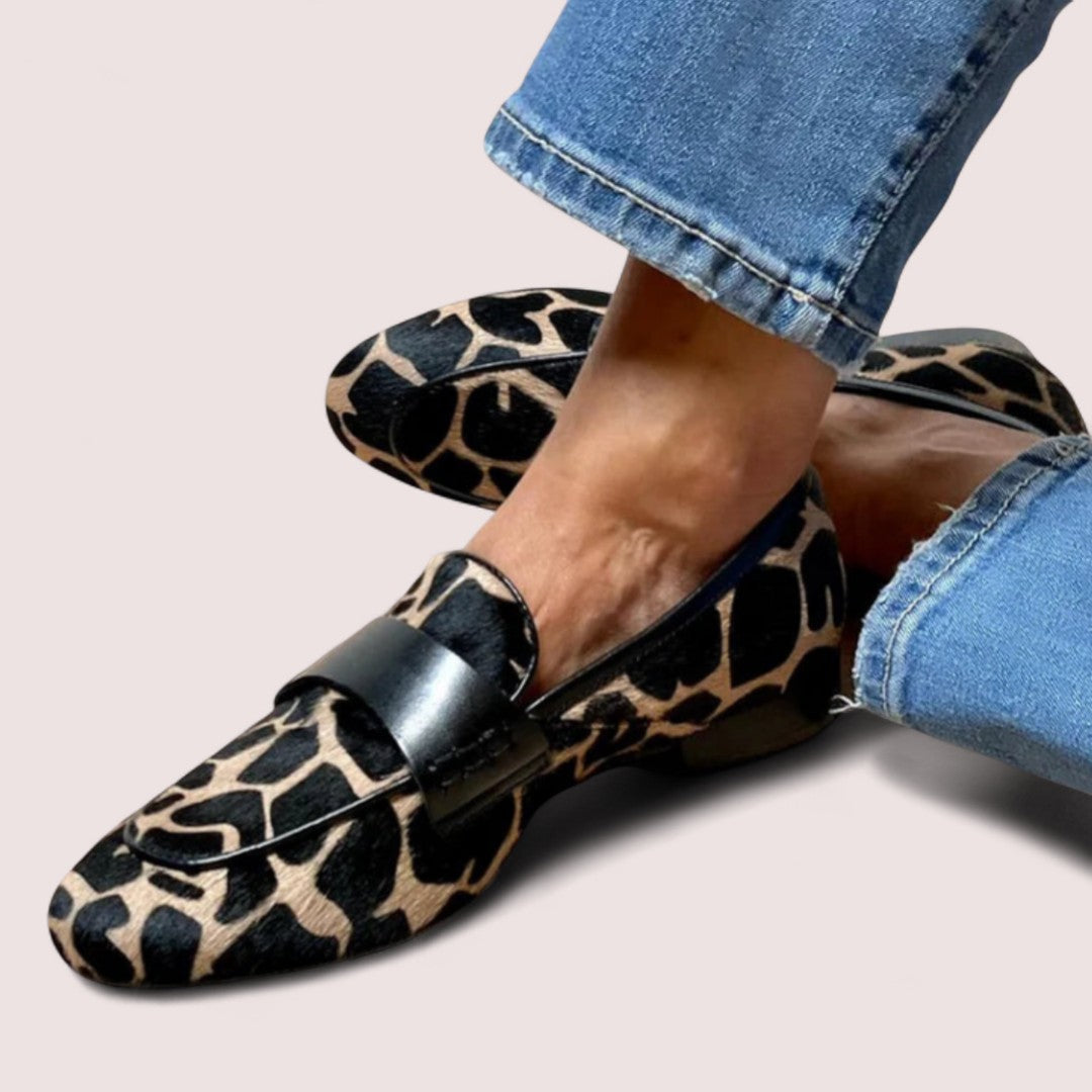 Ines | Animal Print Loafers
