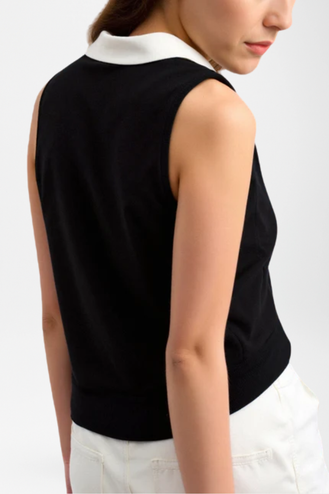 Victoria | Knitted Polo Tank