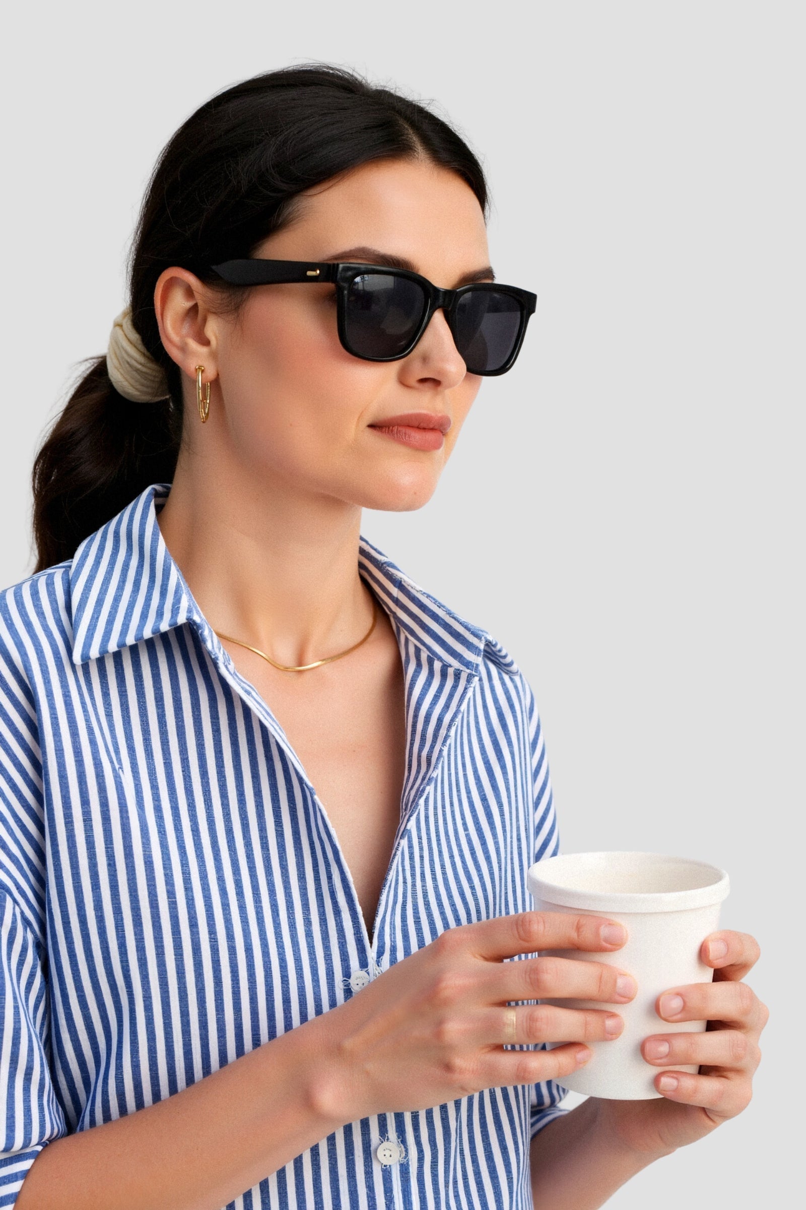 Eleanor | Striped Cotton Blouse