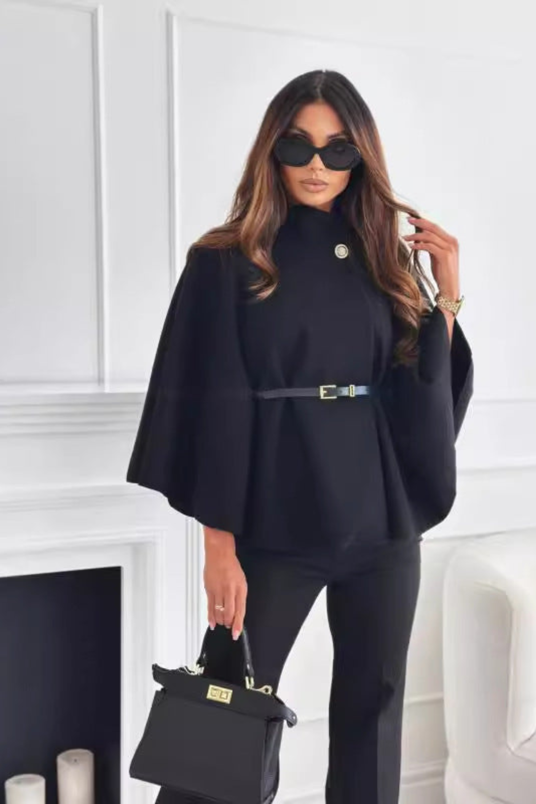 Léonie | Belted Butterfly Jacket