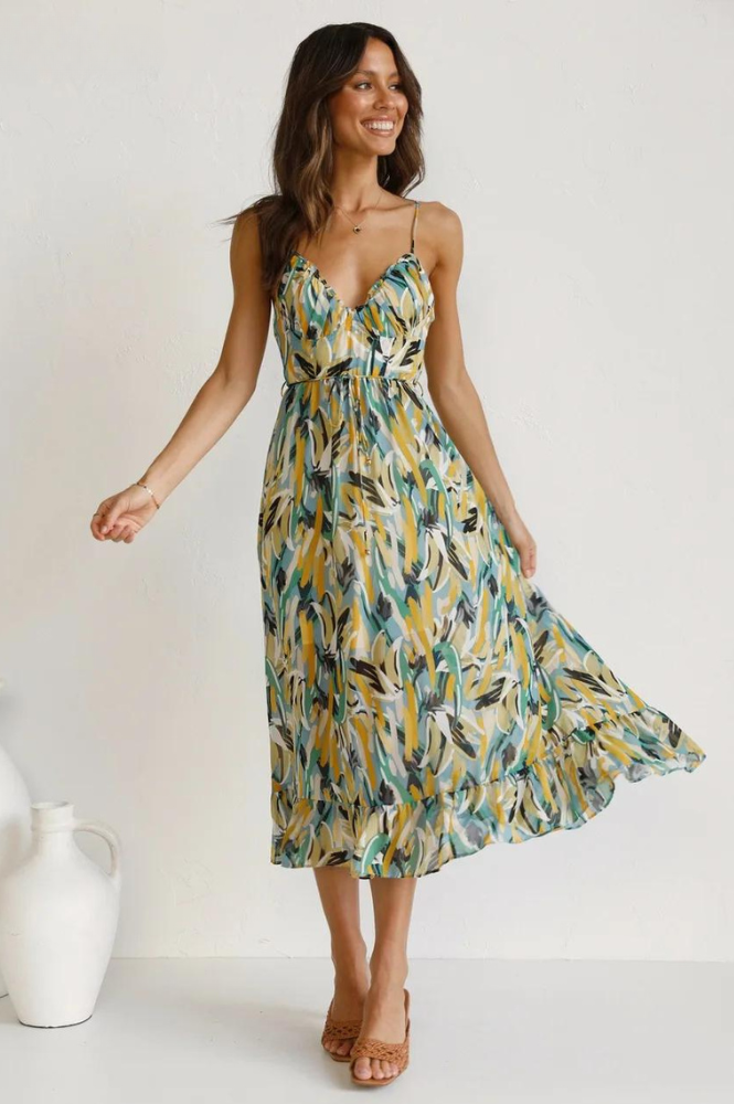 Rosie | Elegant Summer Midi Dress