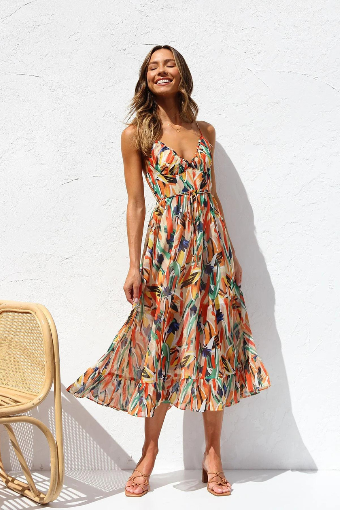 Rosie | Elegant Summer Midi Dress