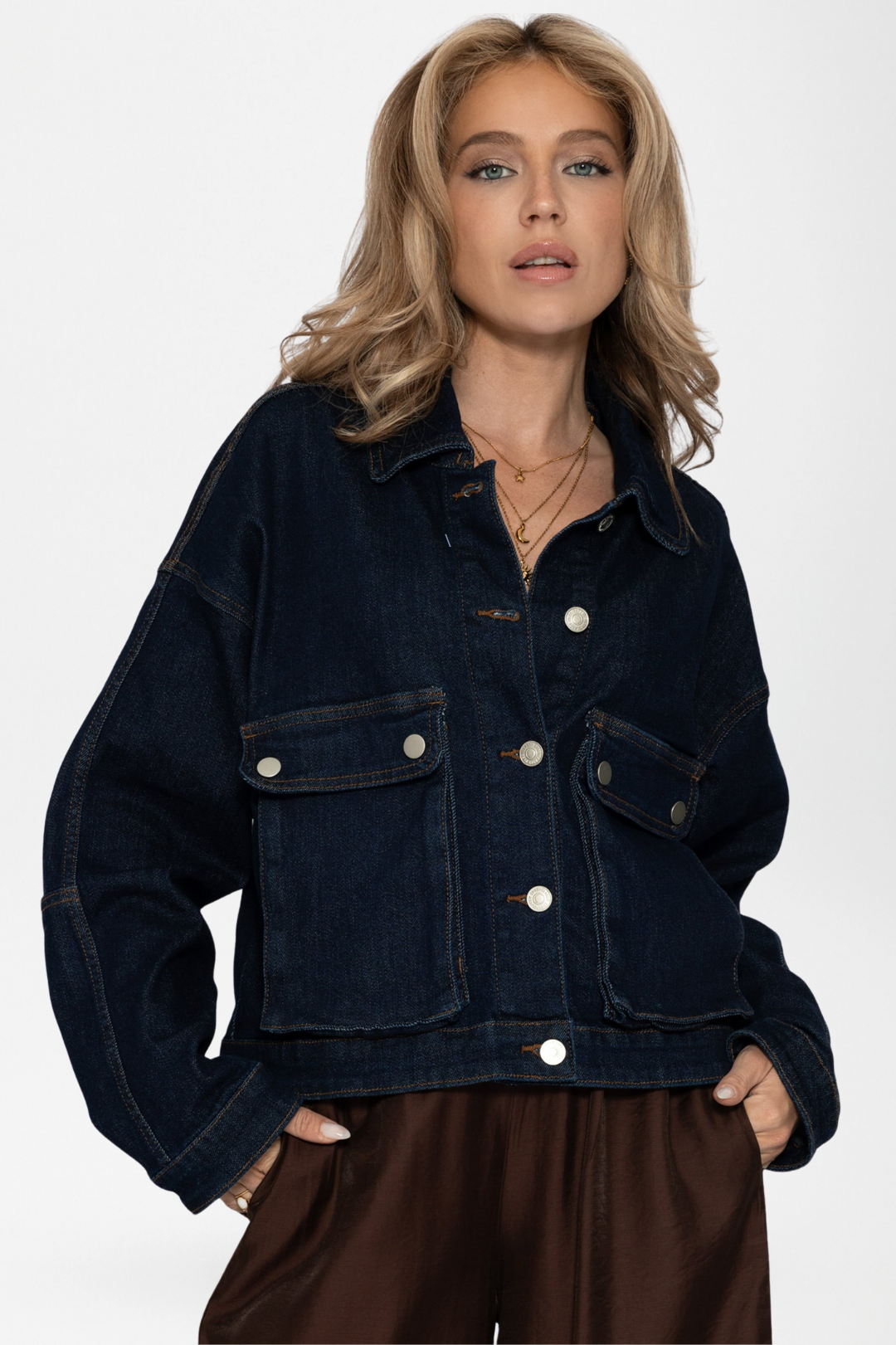 Élodie | Denim Utility Jacket