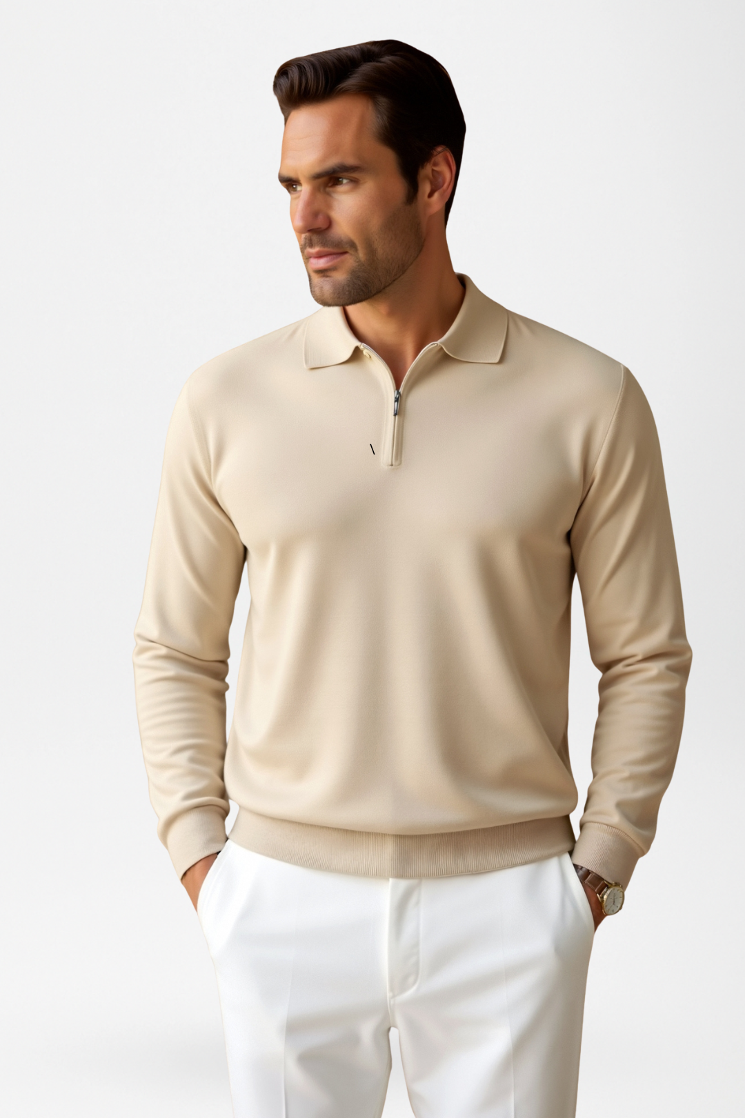 Renard | Zip Polo Sweater