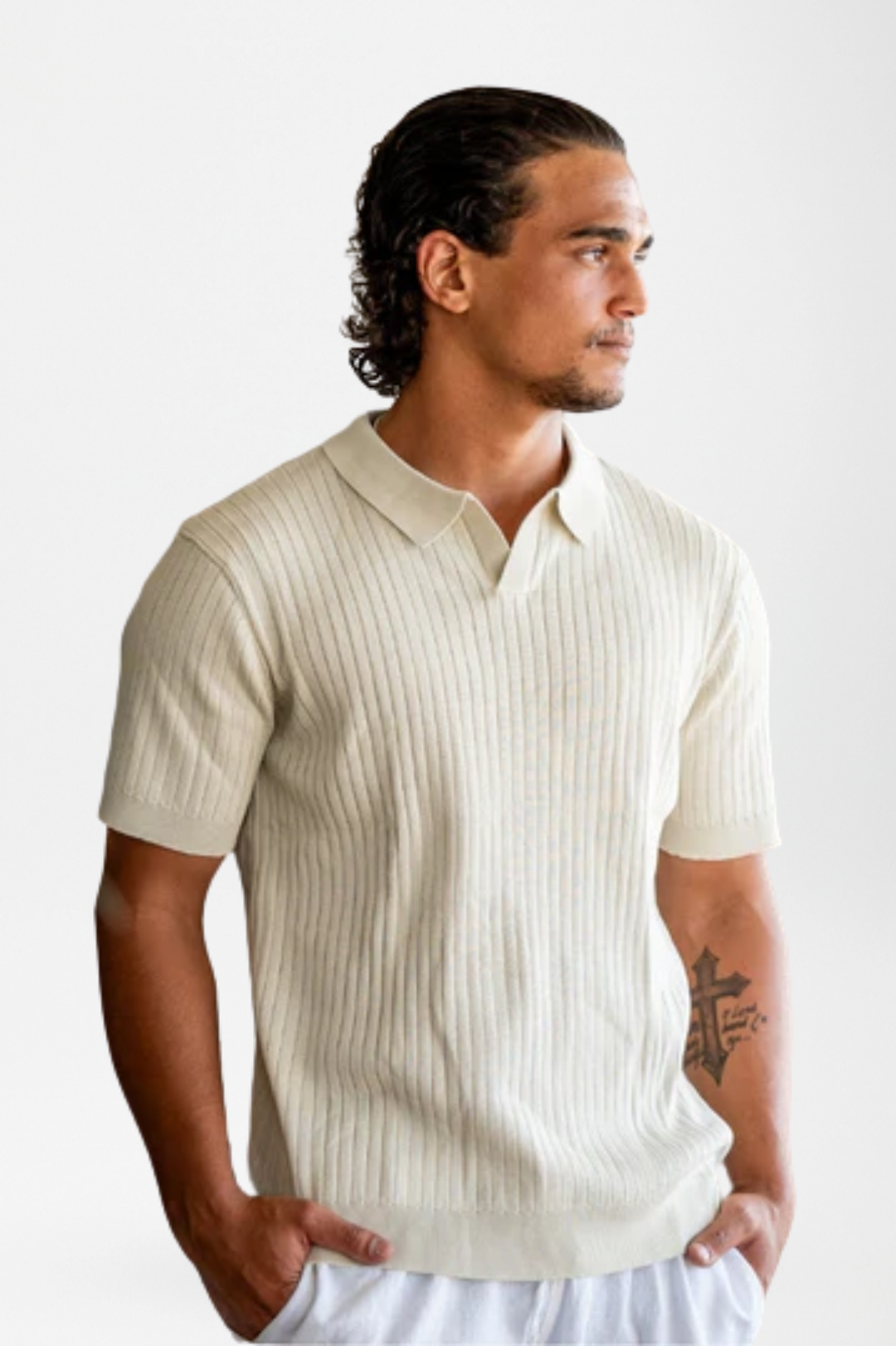 Aurel | Ribbed Knit Polo