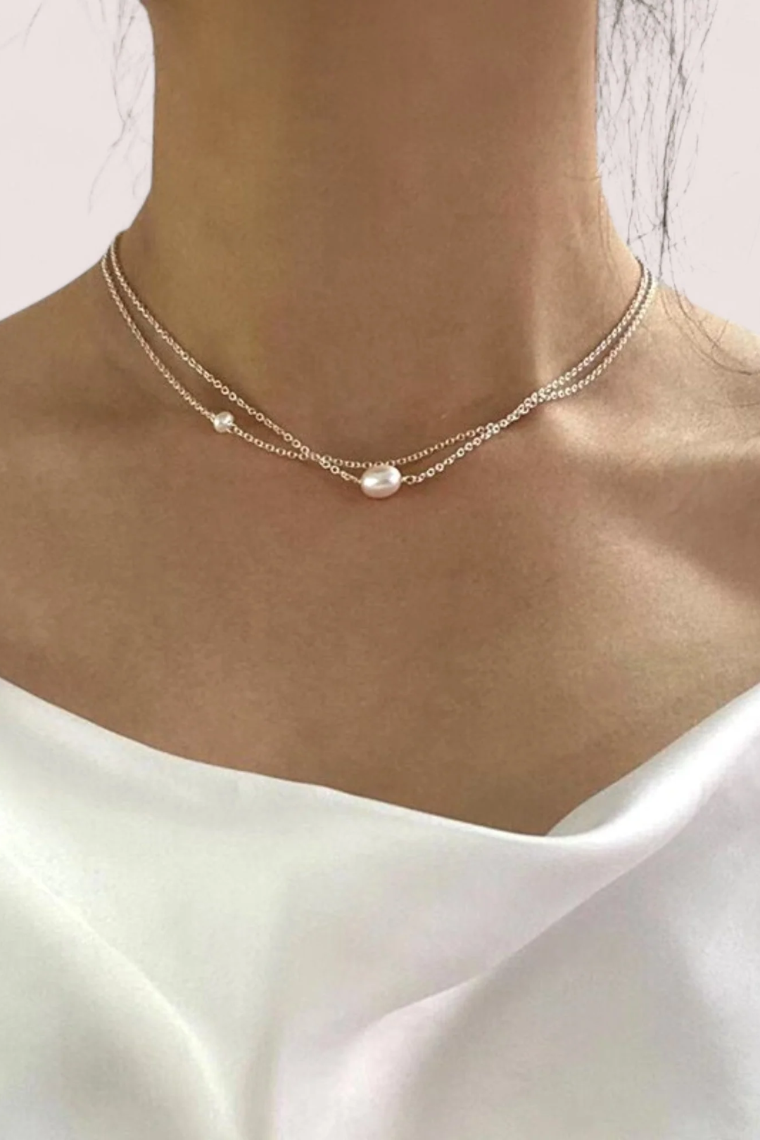 Alma – Pearl Accent Necklace