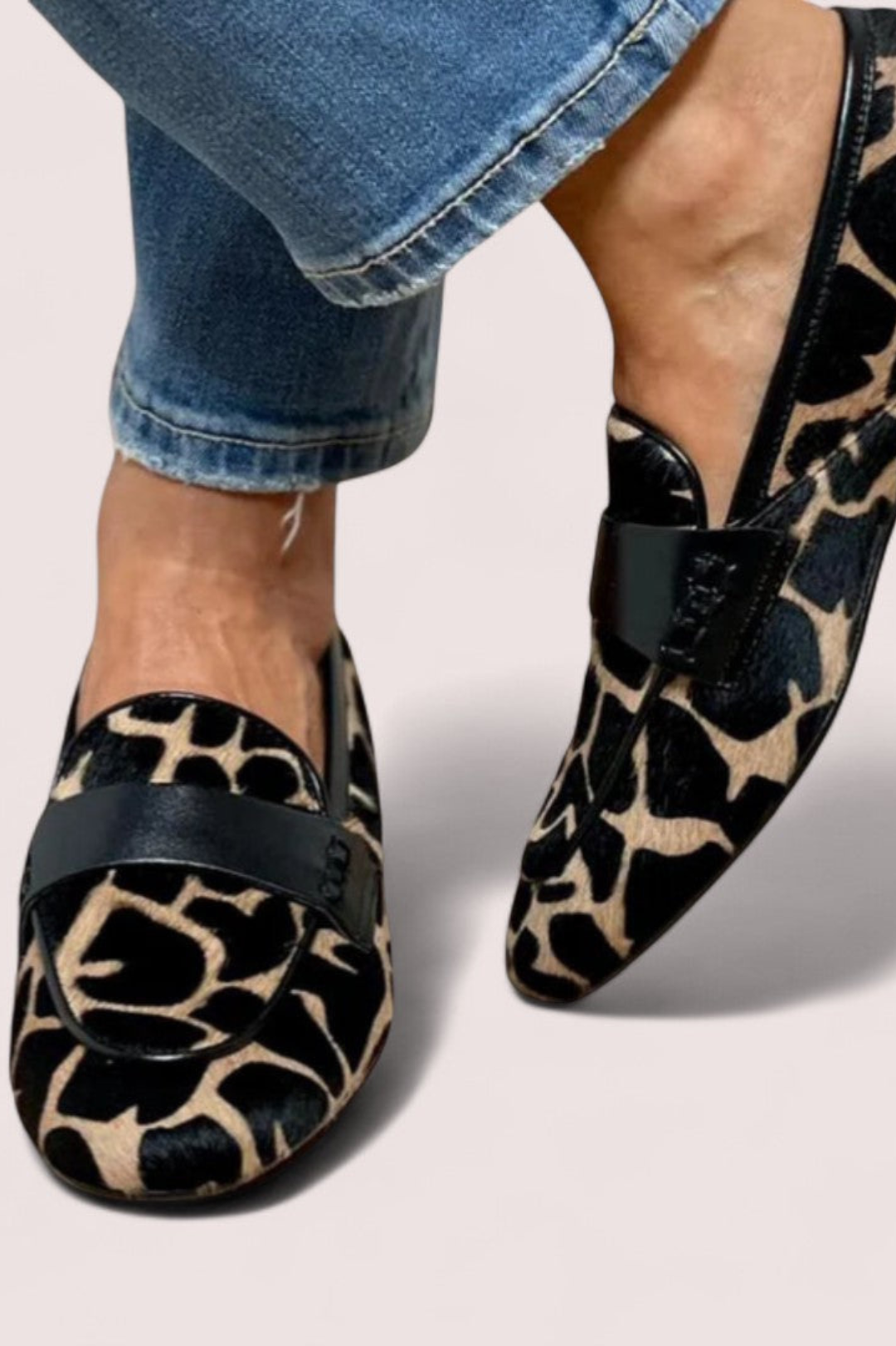 Ines | Animal Print Loafers
