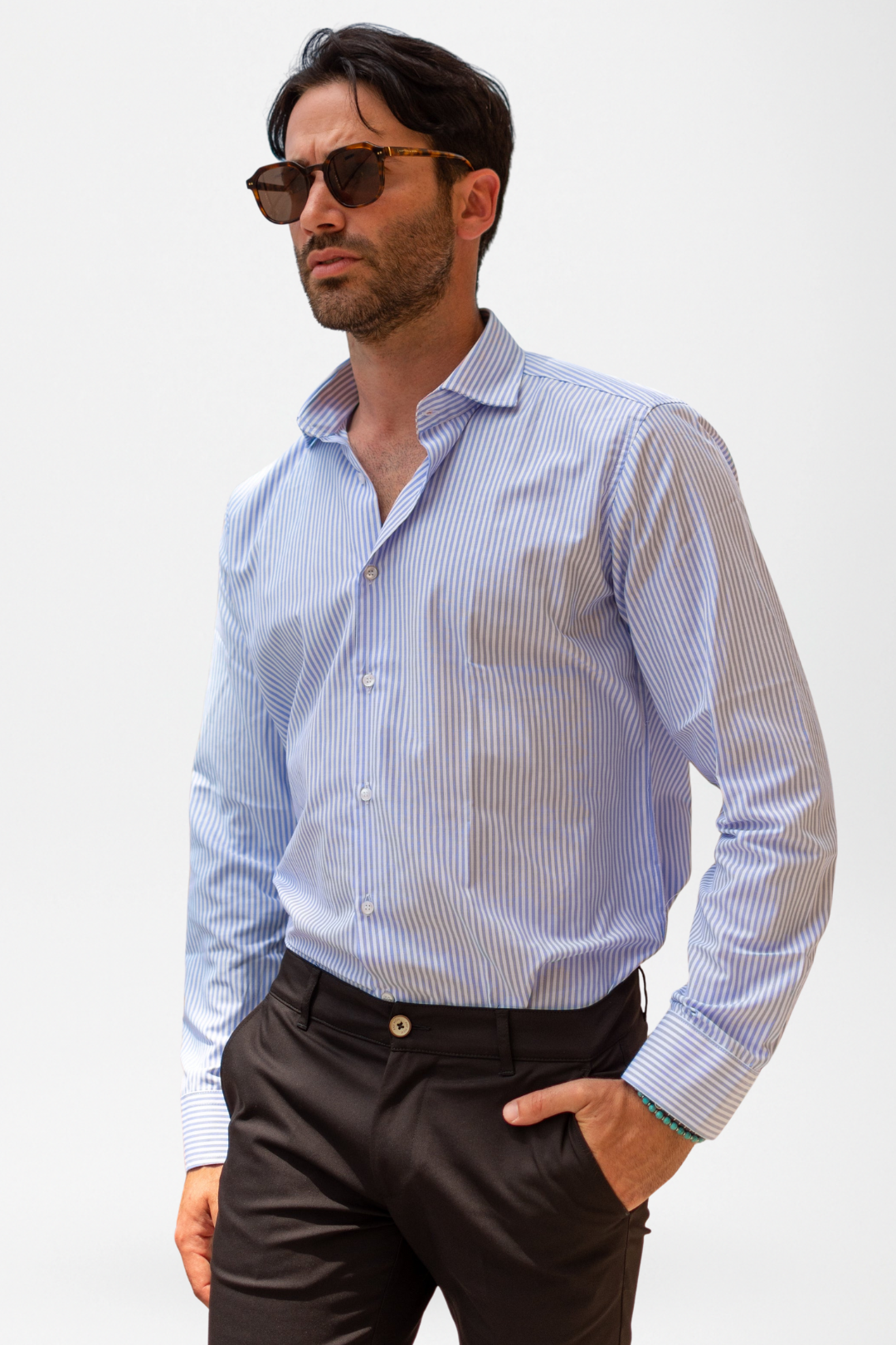 Adrian | Striped Cotton Shirt
