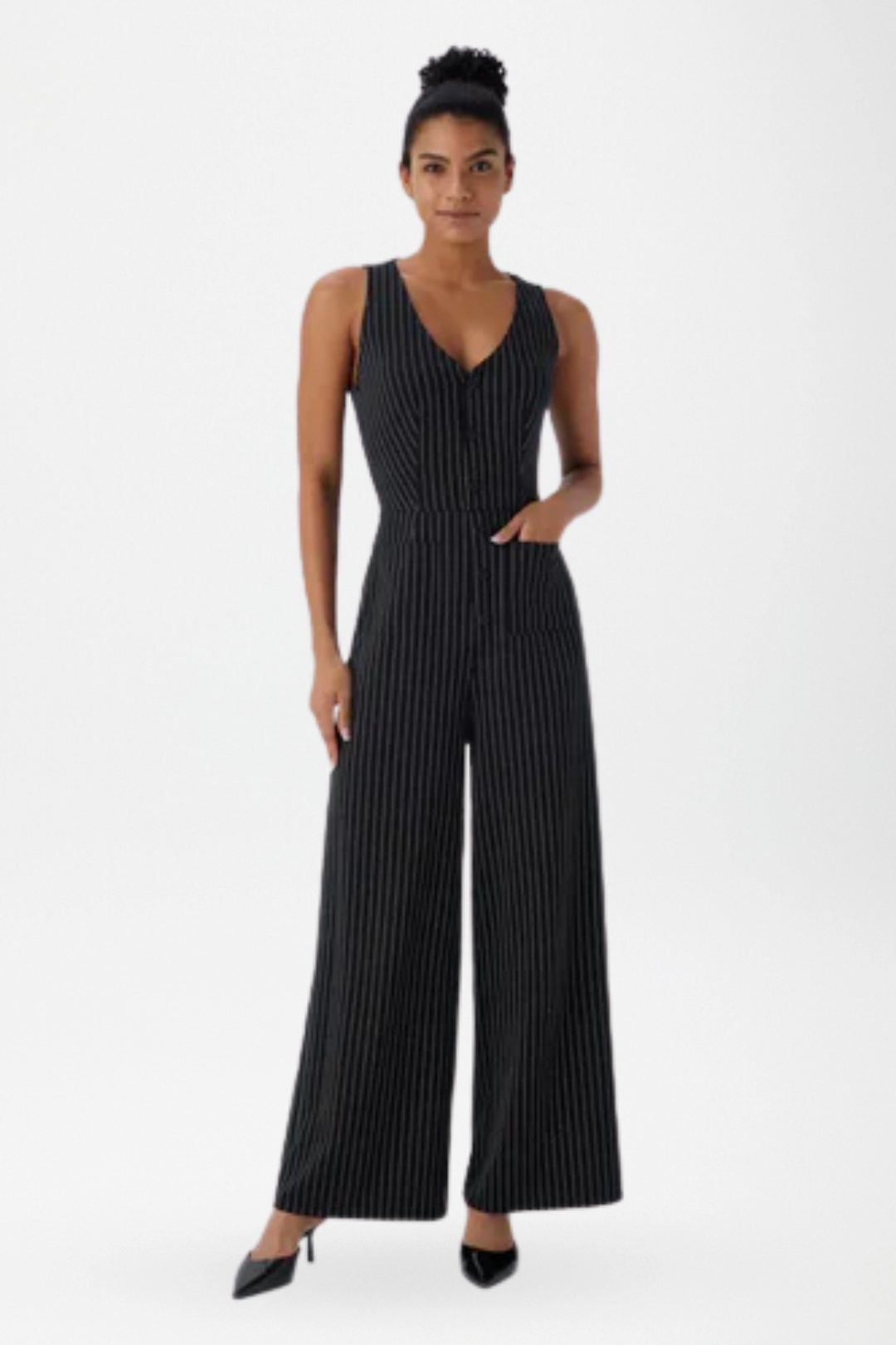 Riva | Striped Tailored Jumpsuit
