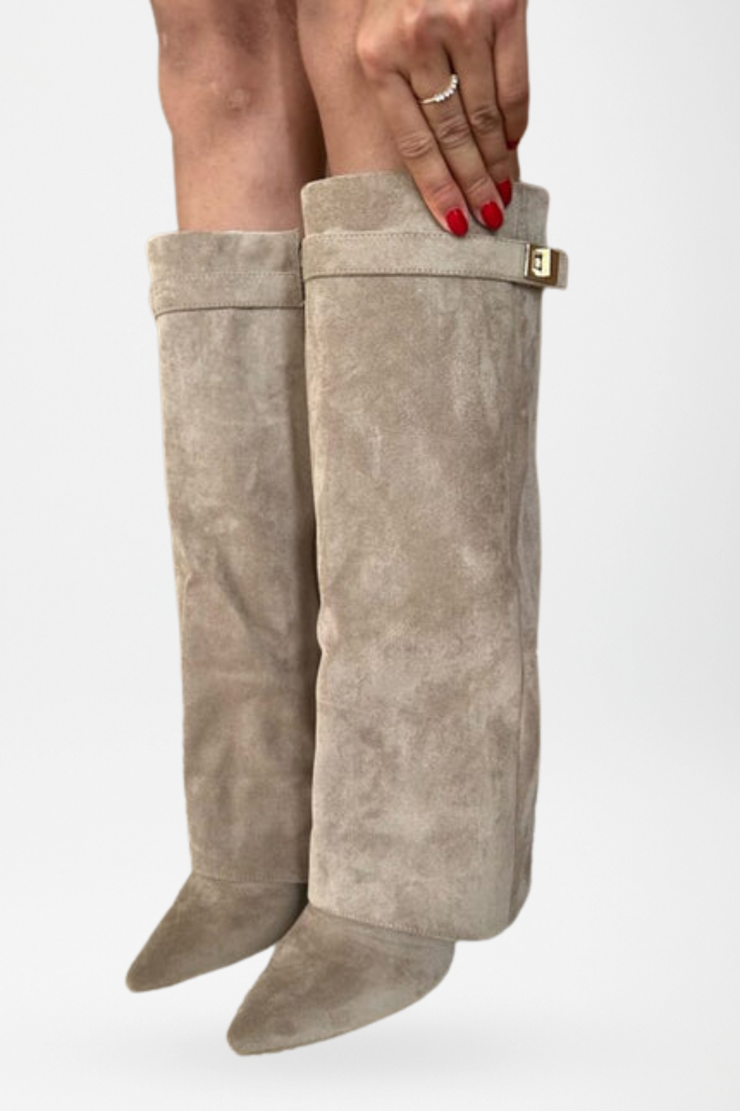 Ariana | Suede Knee-High Boots