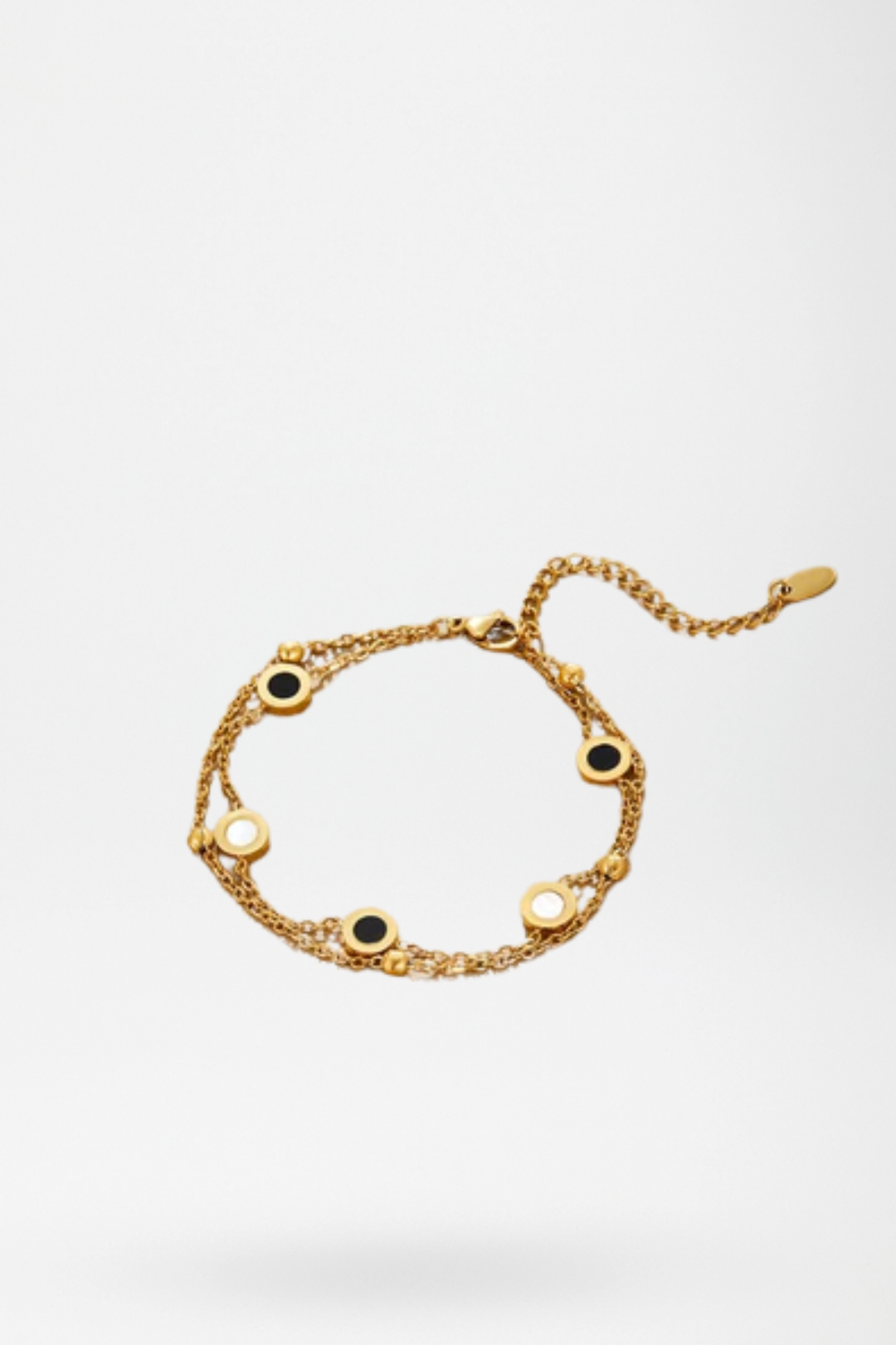 Lina | Dual-Tone Chain Bracelet
