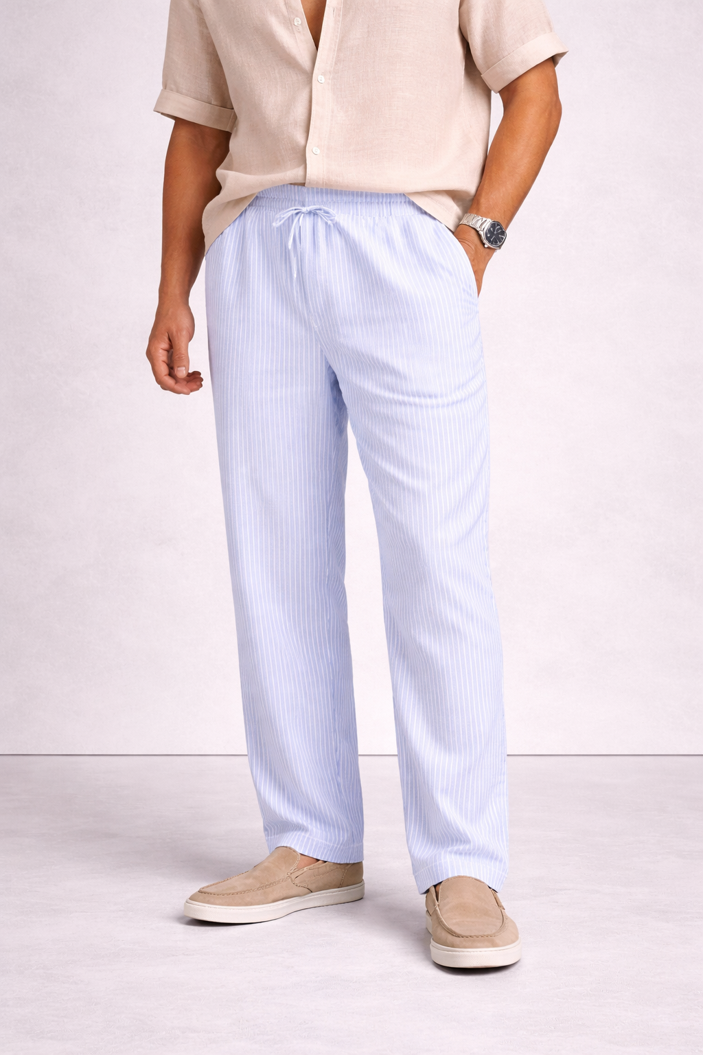 Adriano | Striped Trousers