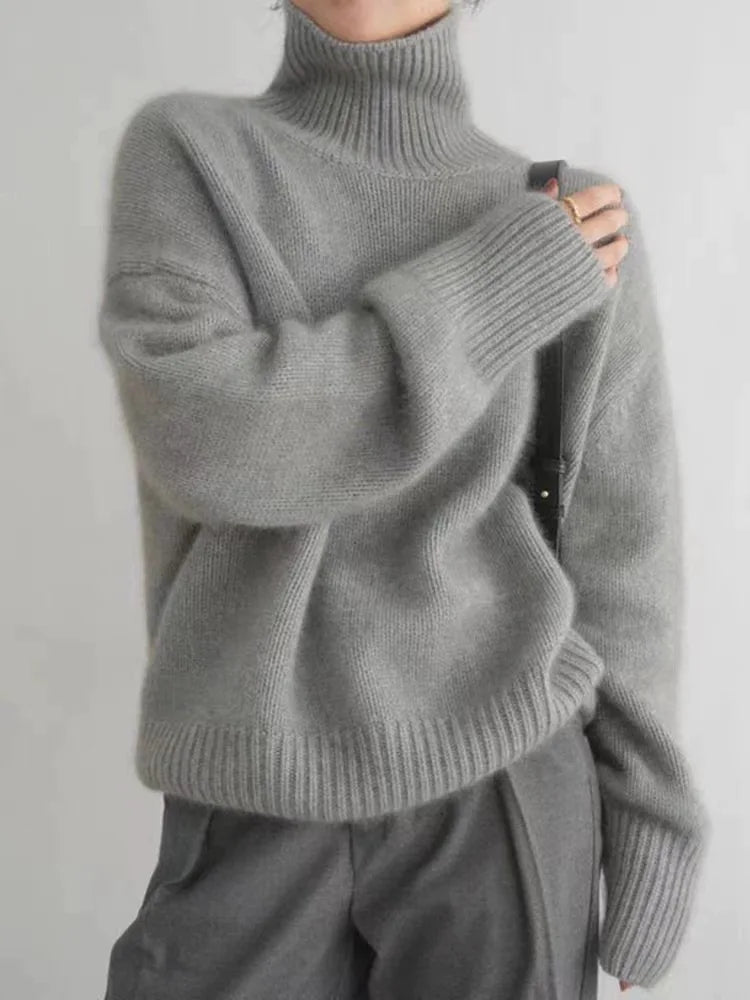 Sylvie | Cashmere Turtleneck Sweater