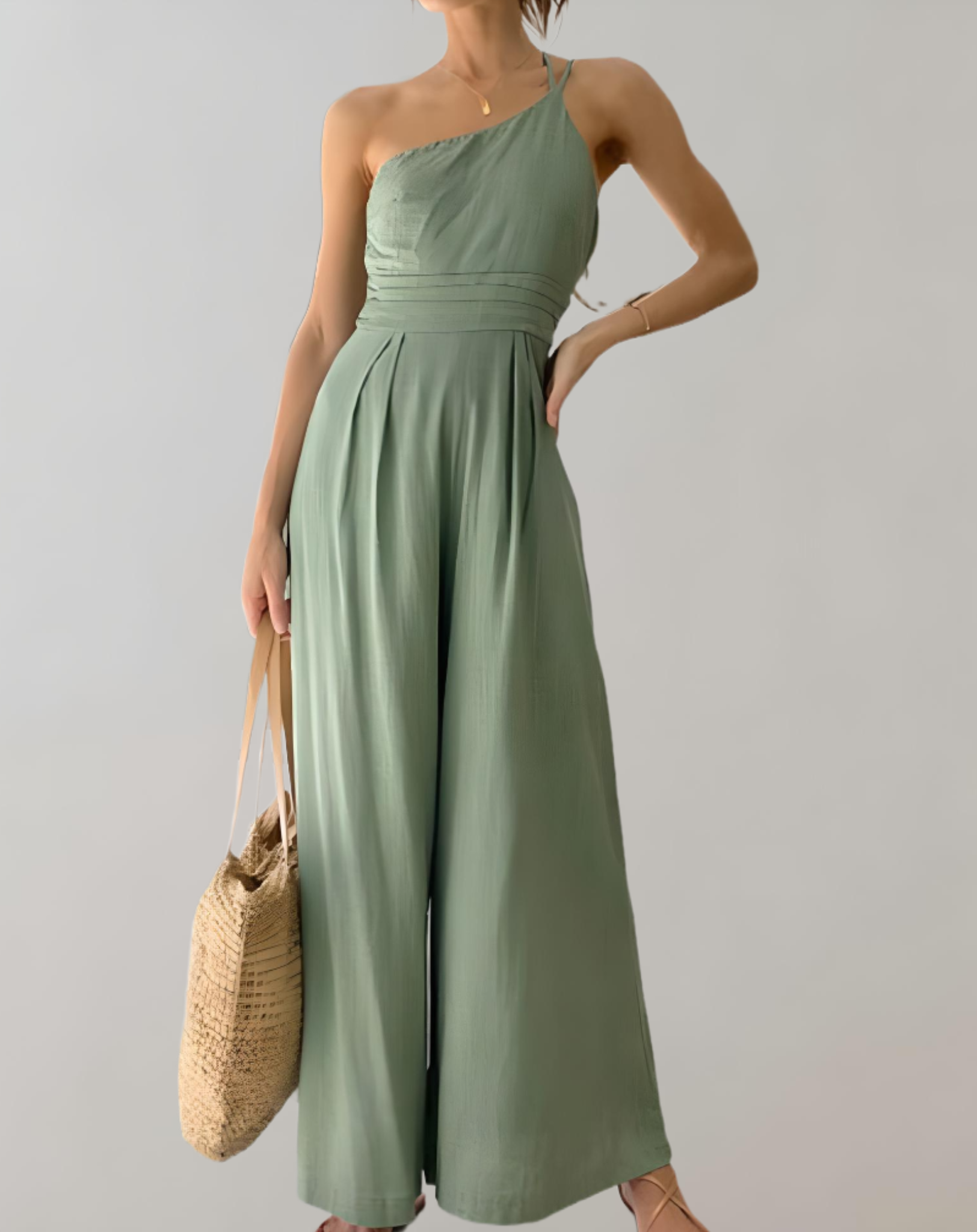 Sarai | Elegant One-Shoulder Jumpsuit