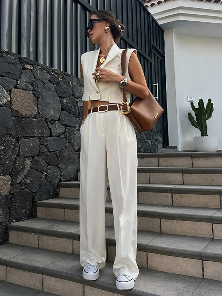 Alba | Wide-Leg Two-Piece Set
