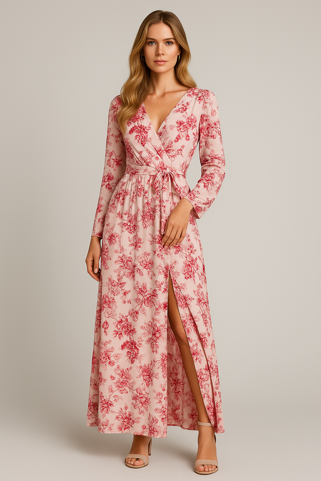 Seren | Floral V-Neck Summer Dress