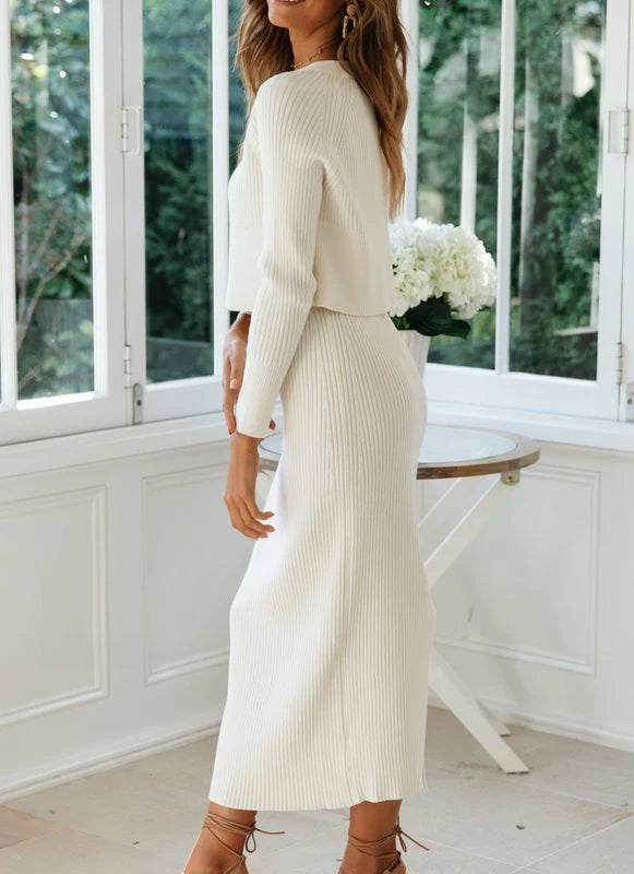 Aria | Ribbed Knit Set