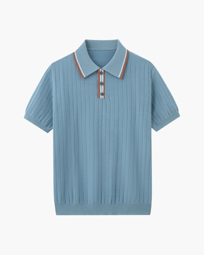Ashford | Chevron Knit Polo