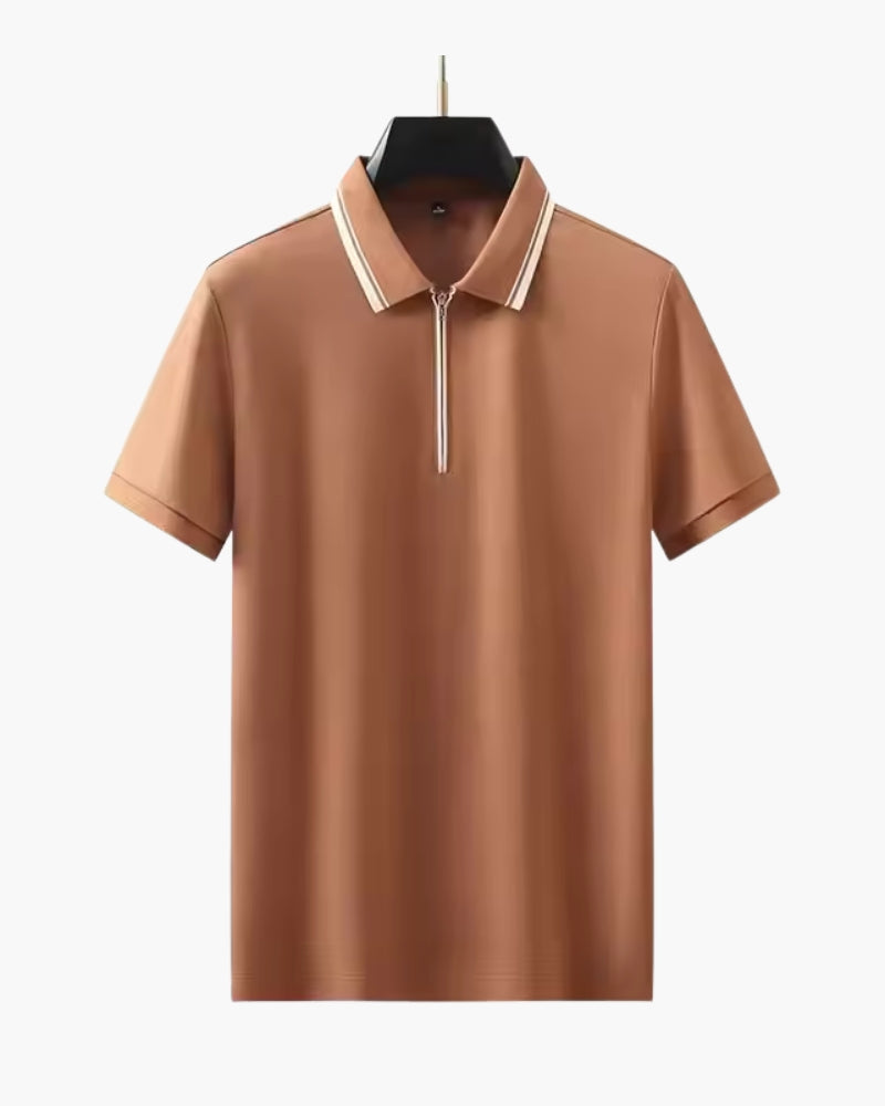 Miles |Zip Knit Polo