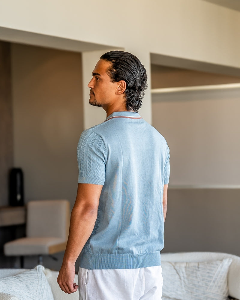 Ashford | Chevron Knit Polo