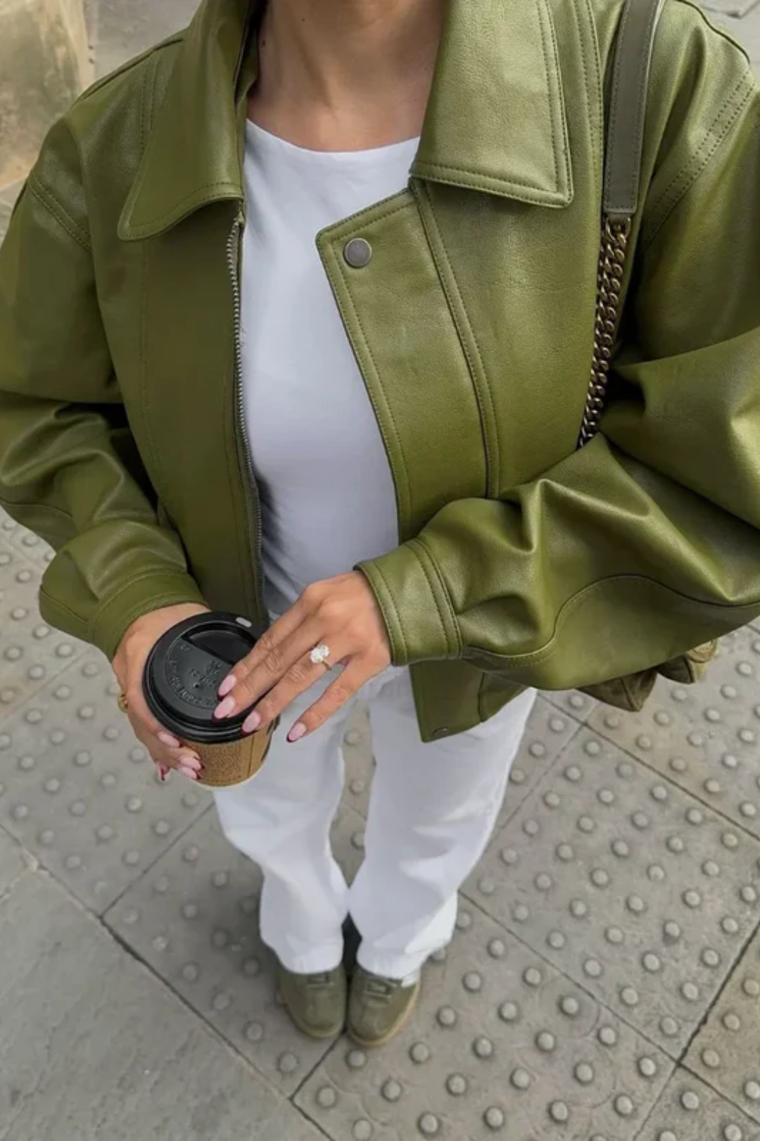 Vera |Leather Spring Jacket