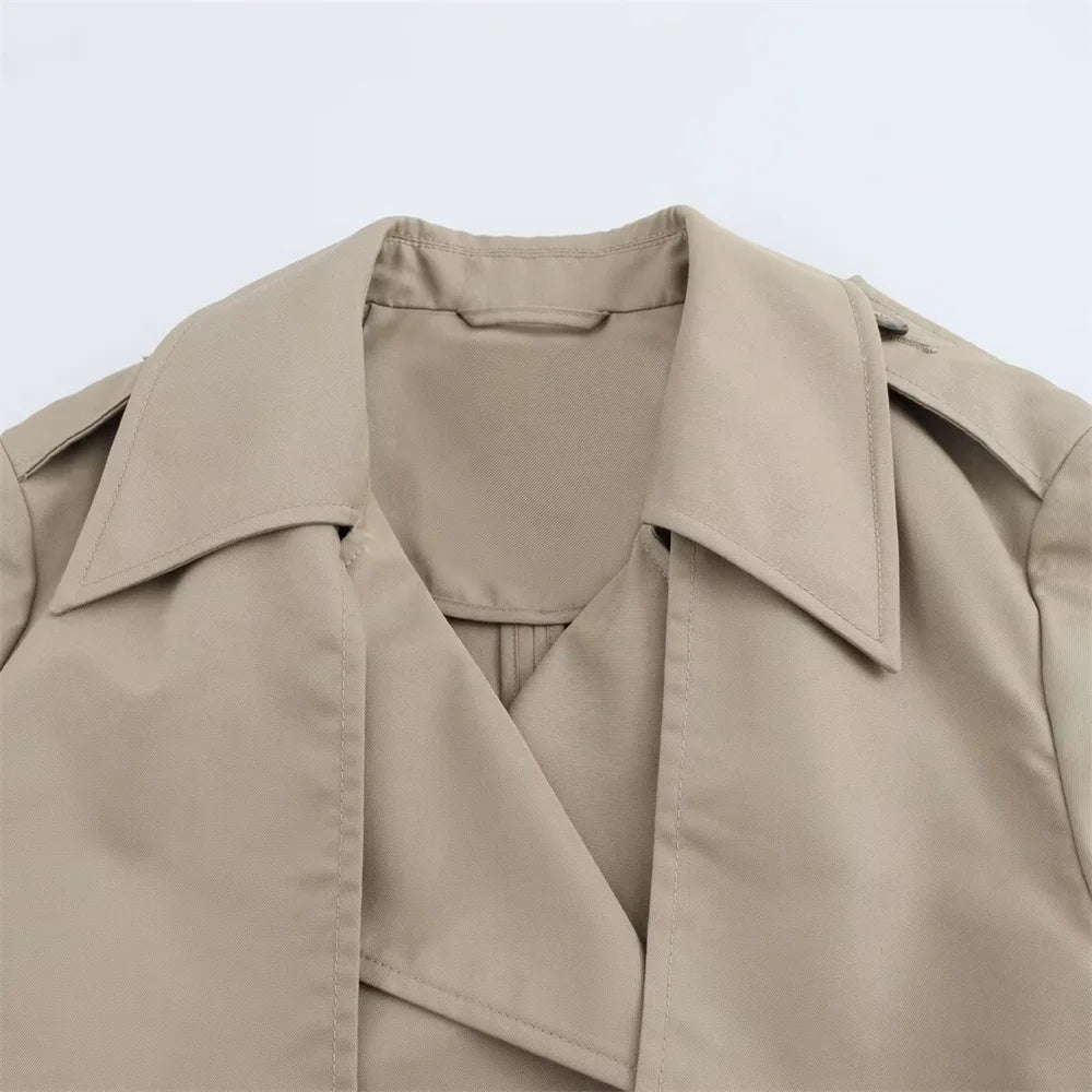 Édith | Classic Belted Trench Coat