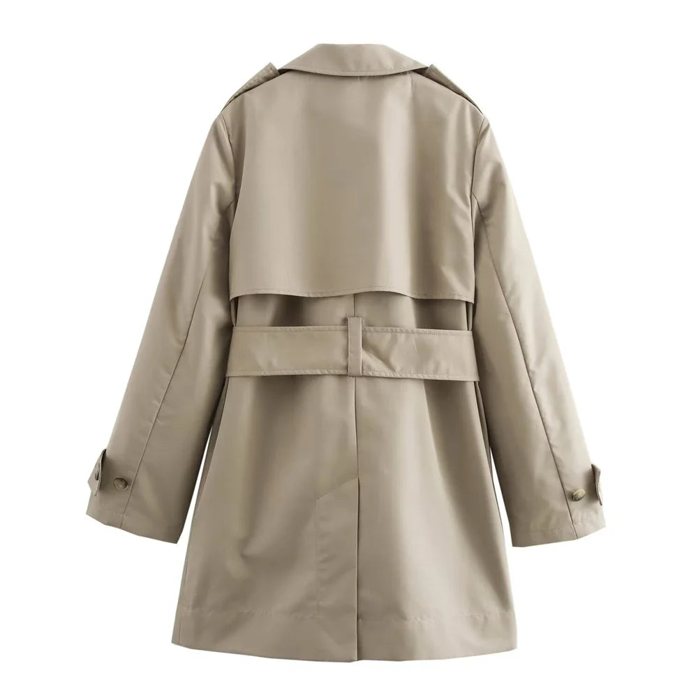 Édith | Classic Belted Trench Coat