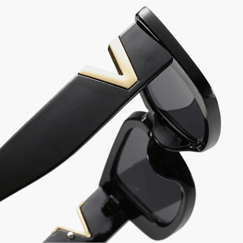 Alina | Gold-Detail Sunglasses