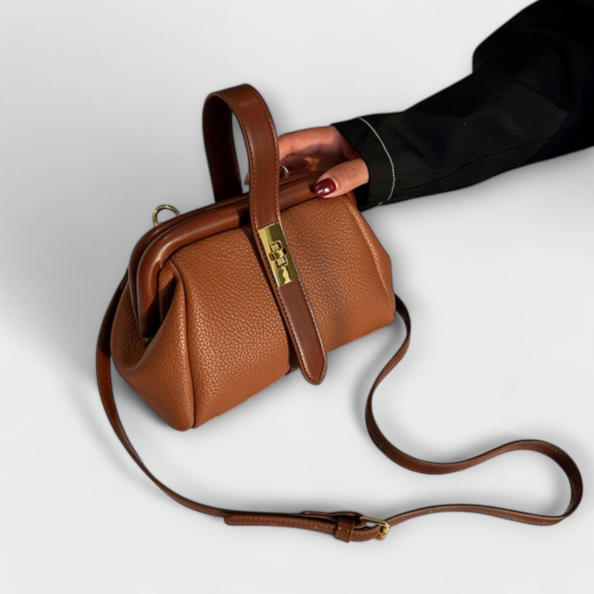 Evelyn | Leather Shoulder Bag